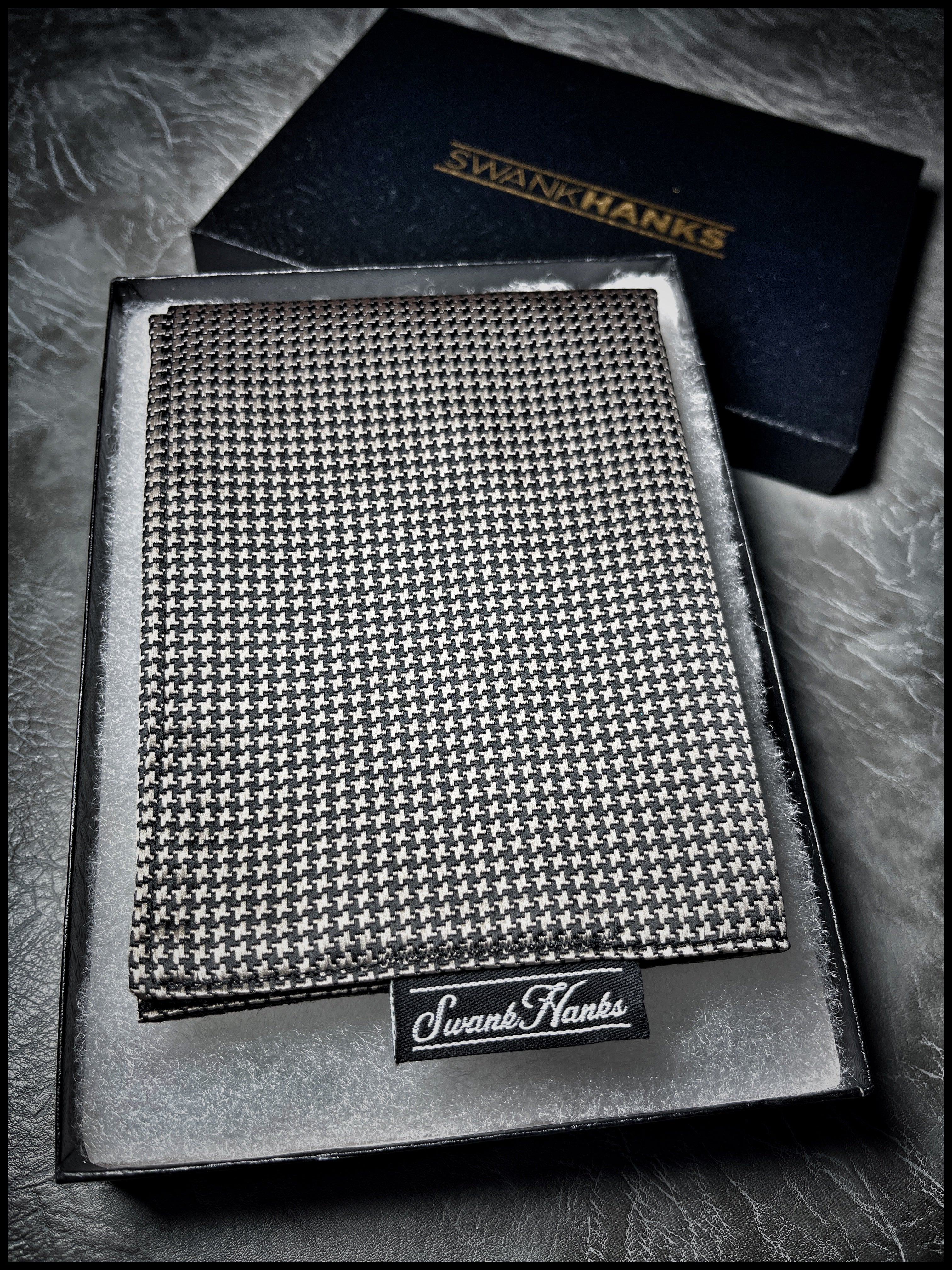 Swanky Silk Houndstooth