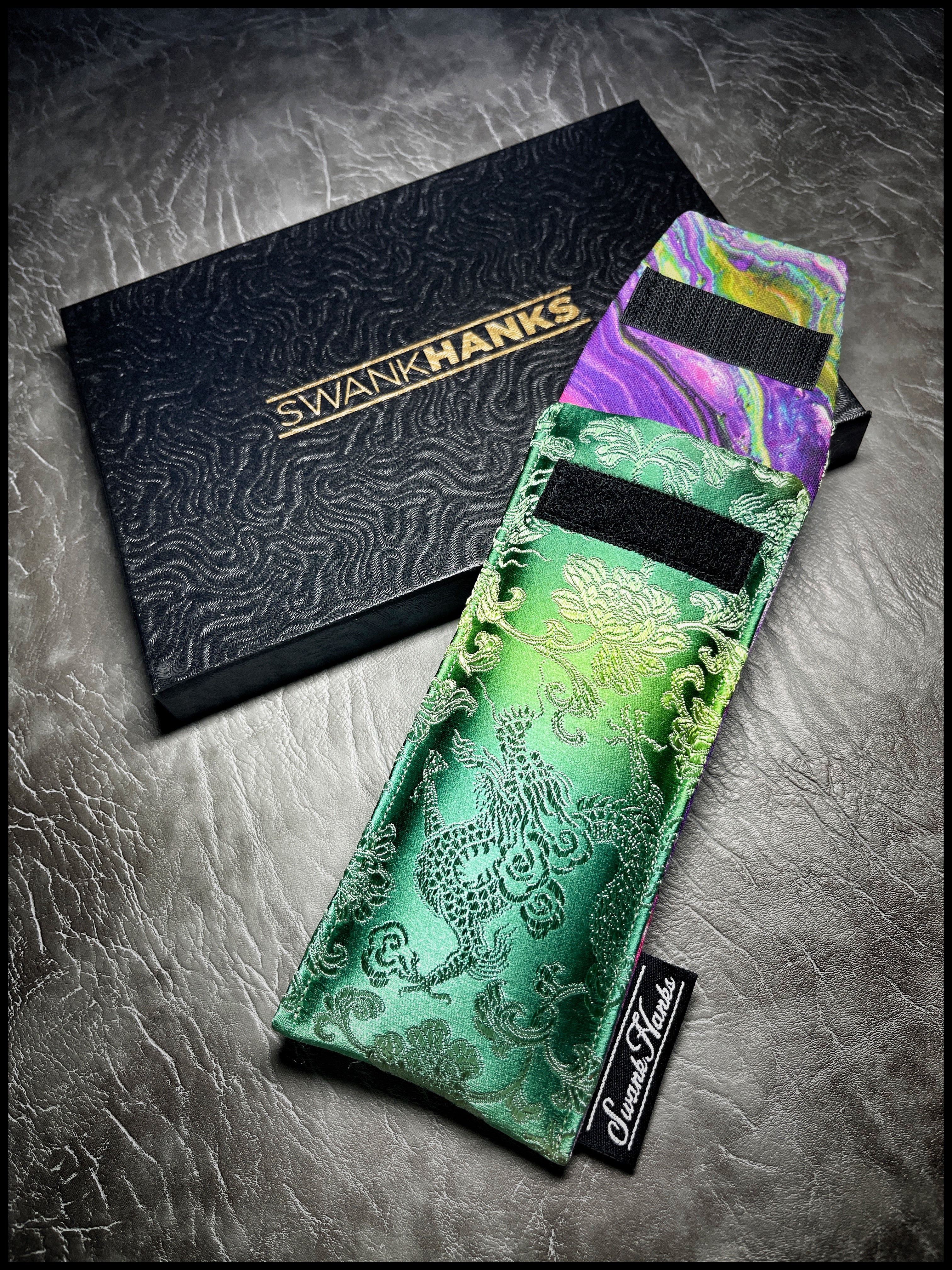 Emerald Dragon Silk 1-OFF (neon lining)