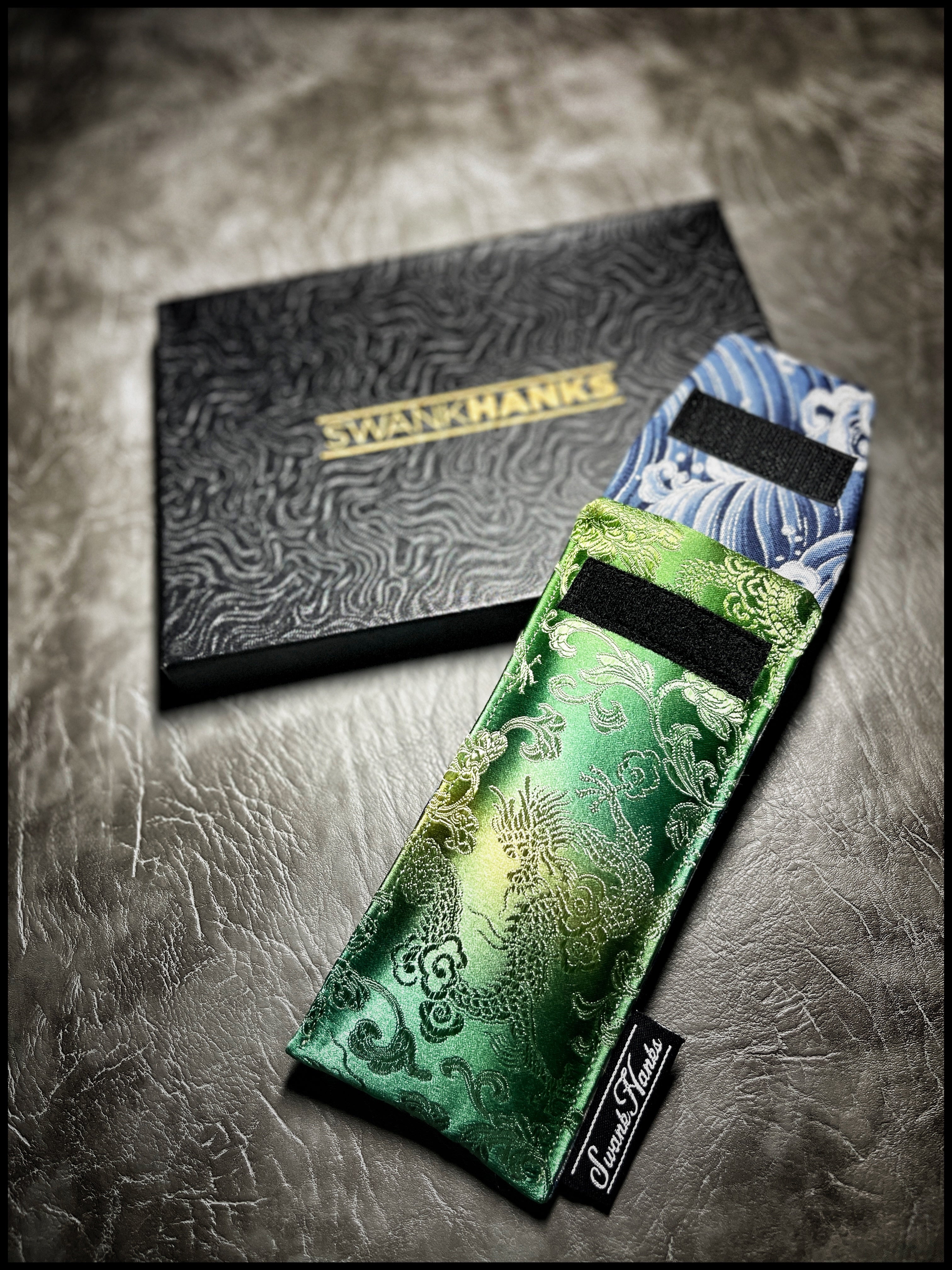 Emerald Dragon Silk 1-OFF (waves lining)