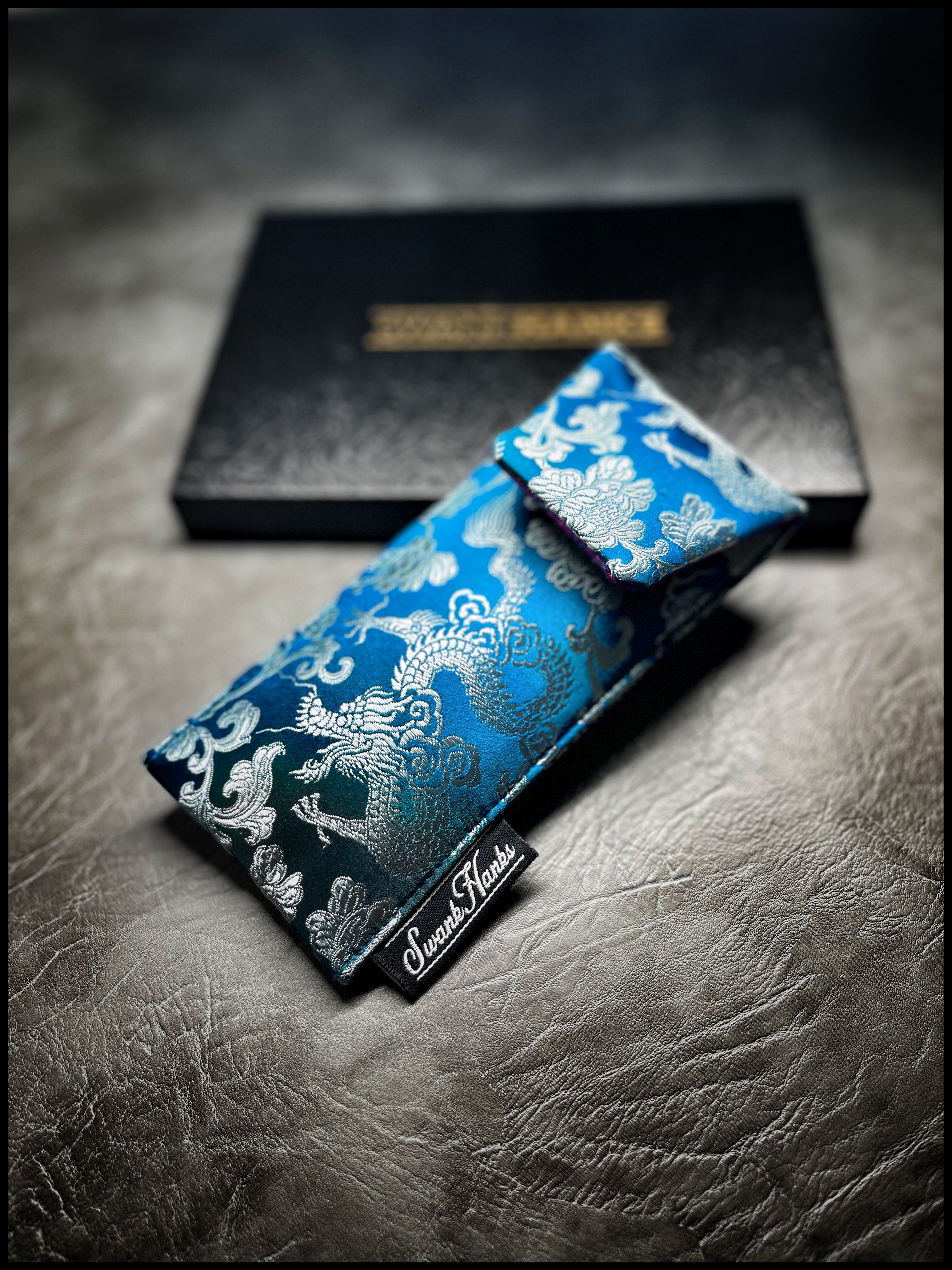 ONE-OFF Blue Dragon Silk/ Color Shifter Silk Paisley Single