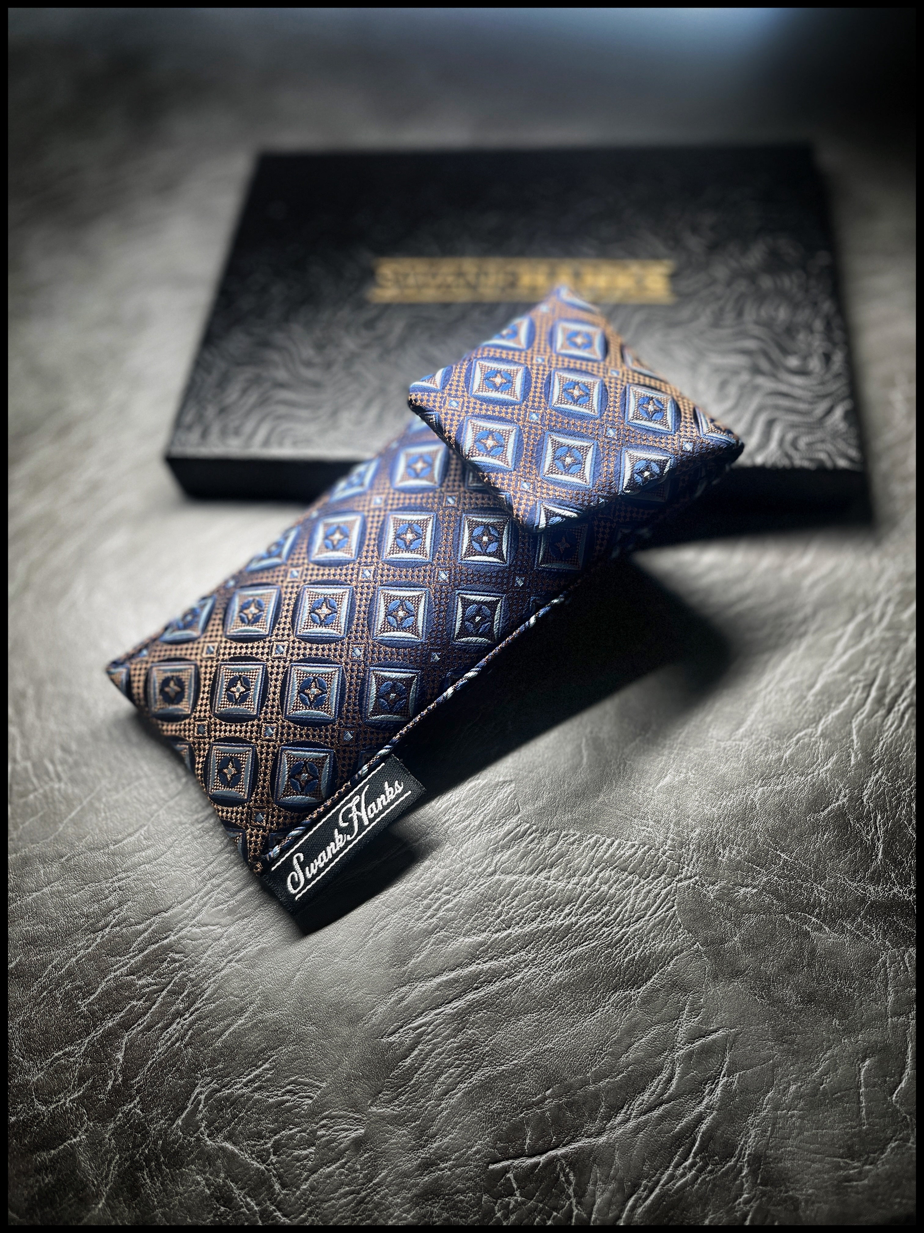 Copper Metallic Diamond Silk Single Pouch