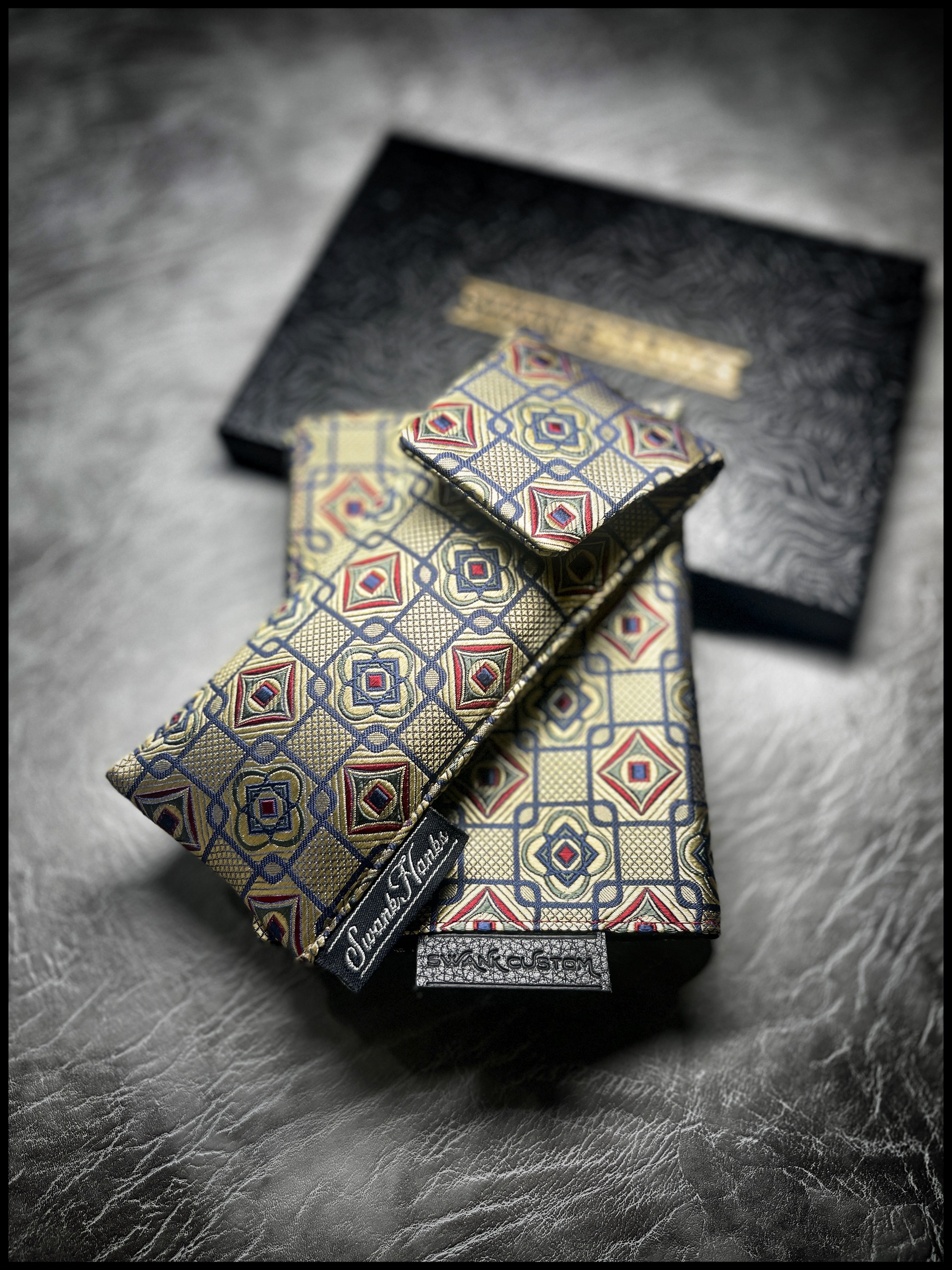 Royal Satin Gold Silk Single Pouch