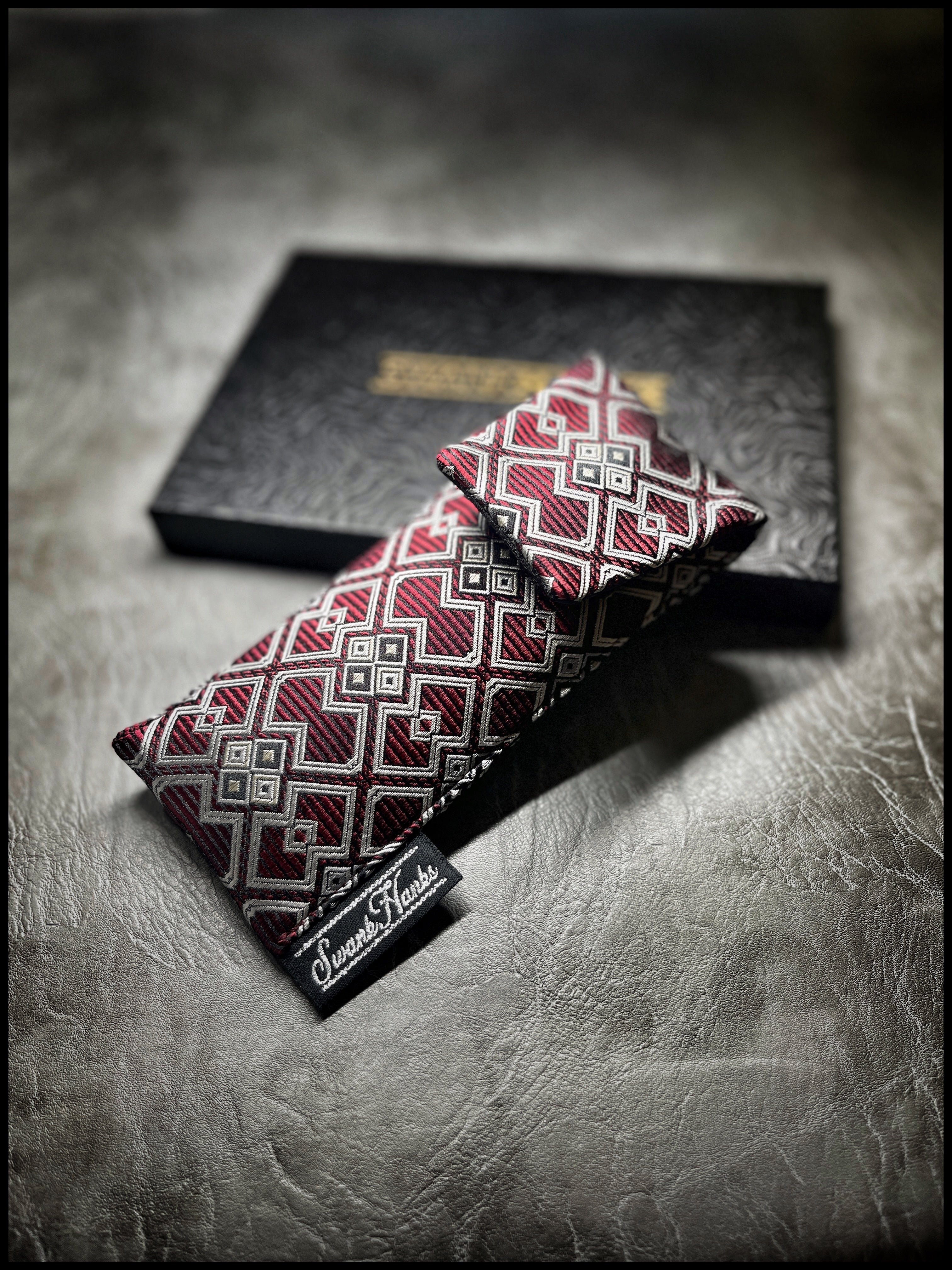 Red/Silver Pinstripe Gates Pouch