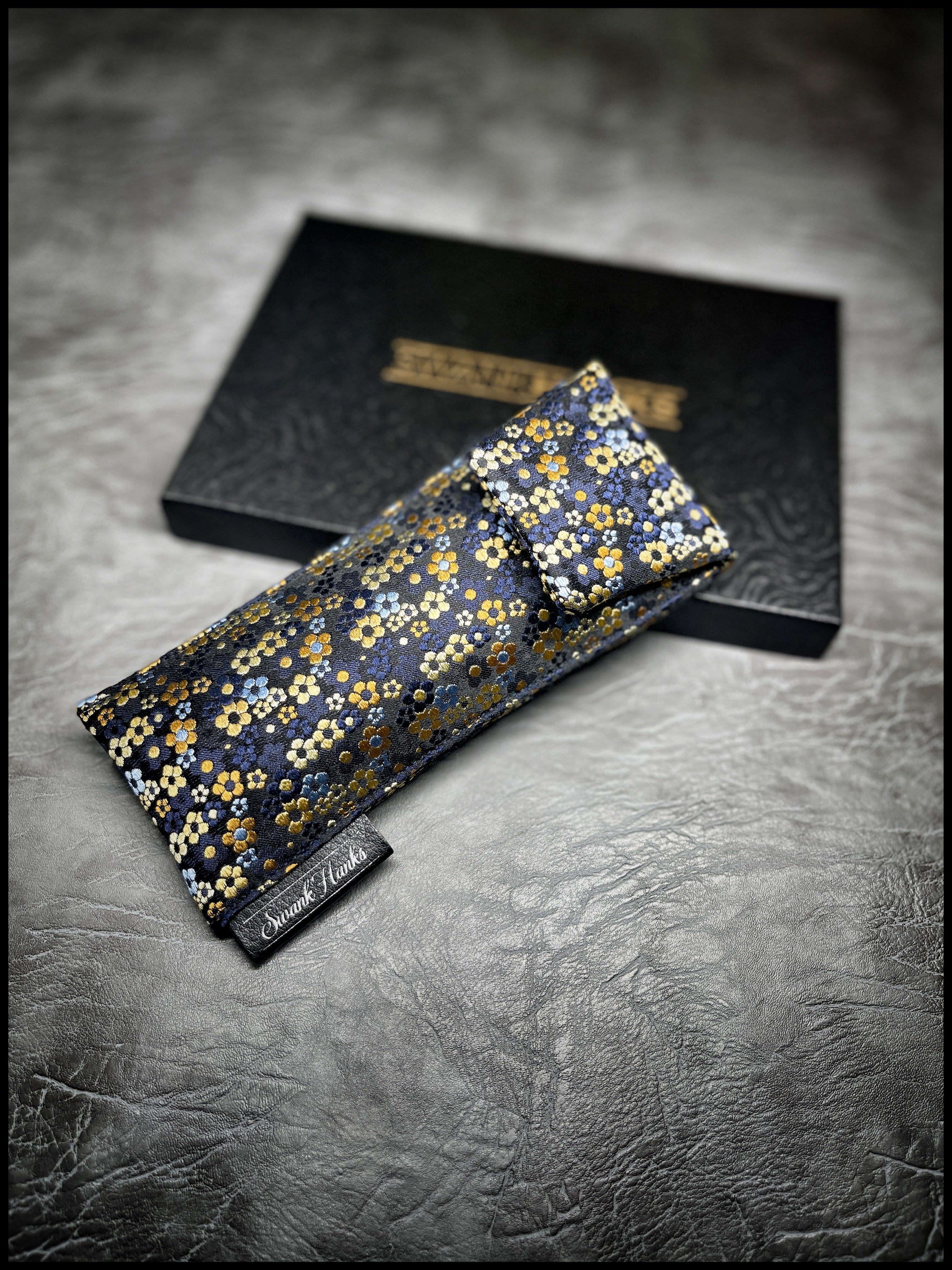 Poppy Floral Silk Pouches