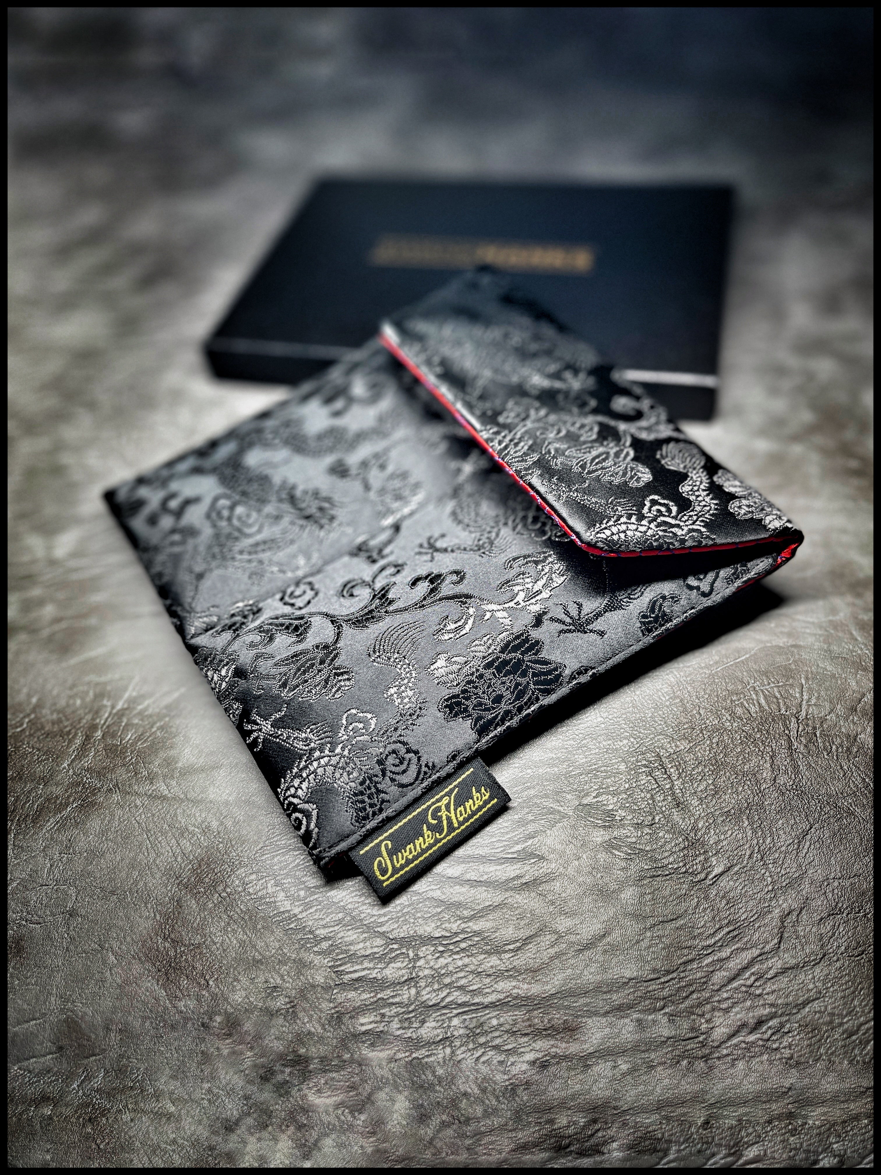 1-OFF Murdered Out Dragon Silk Double Pouch