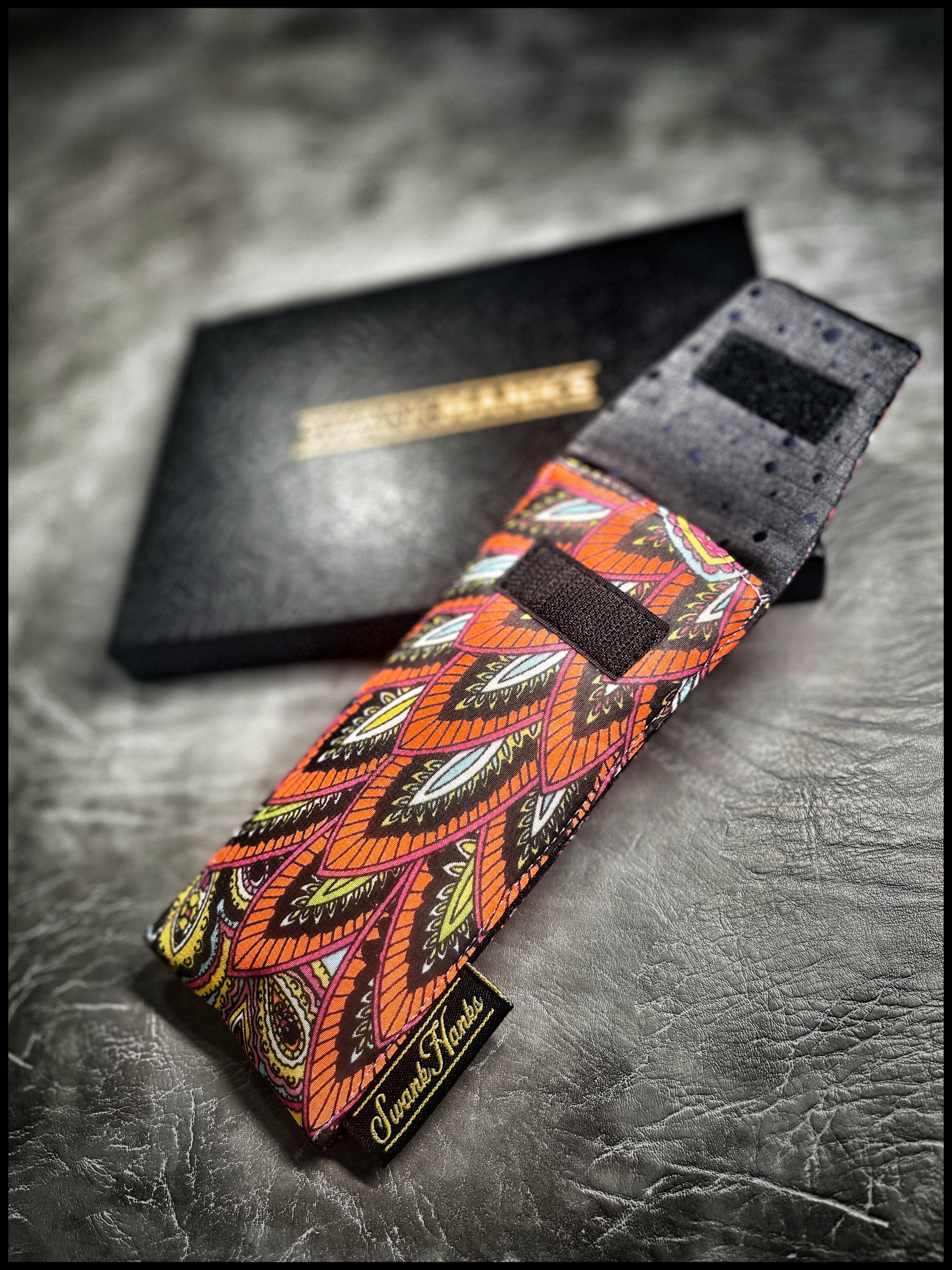 Bohemian Satin Paisley Pouch