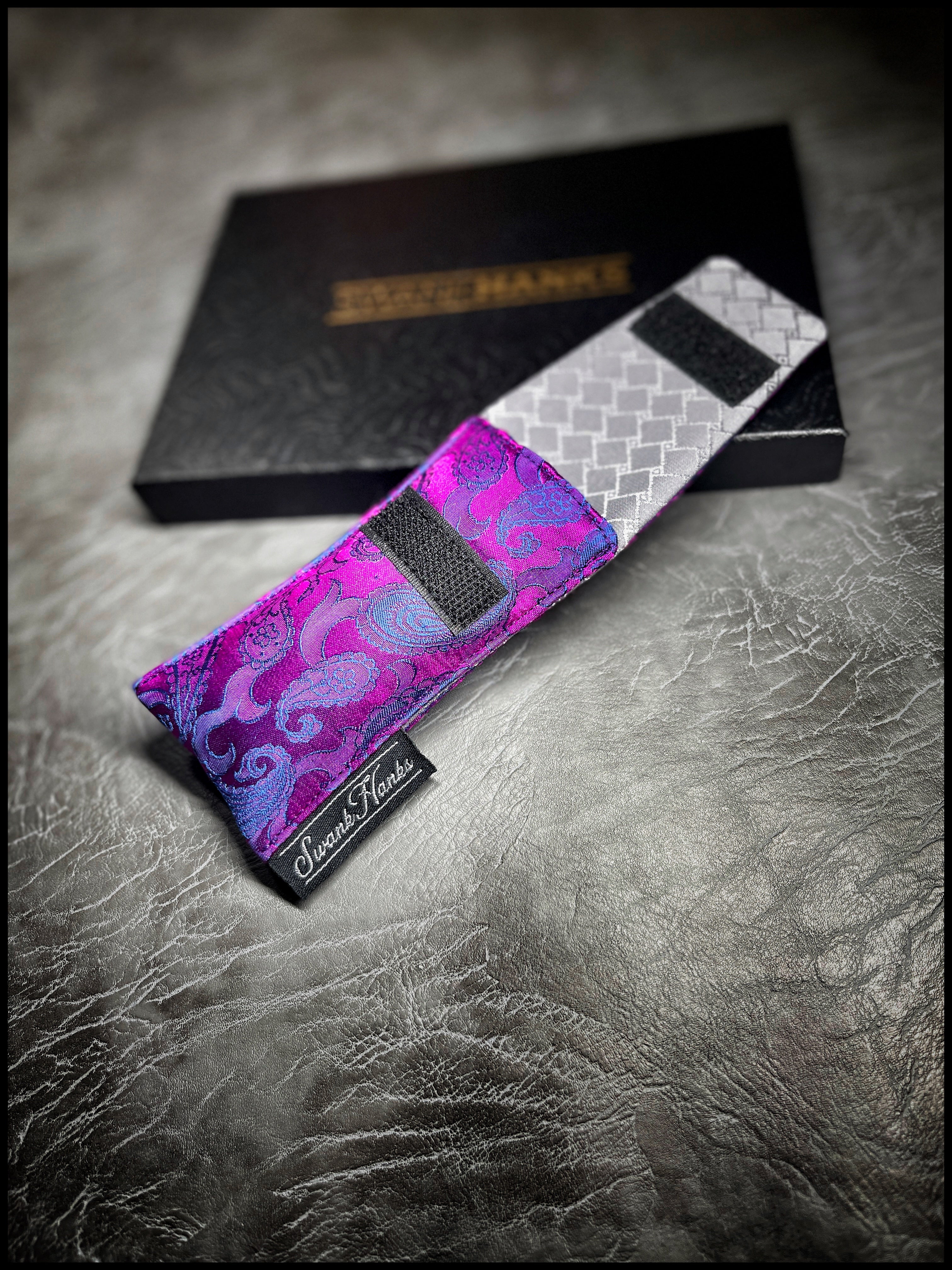 Blurple Mulberry V1 Paisley Silk Mini Single