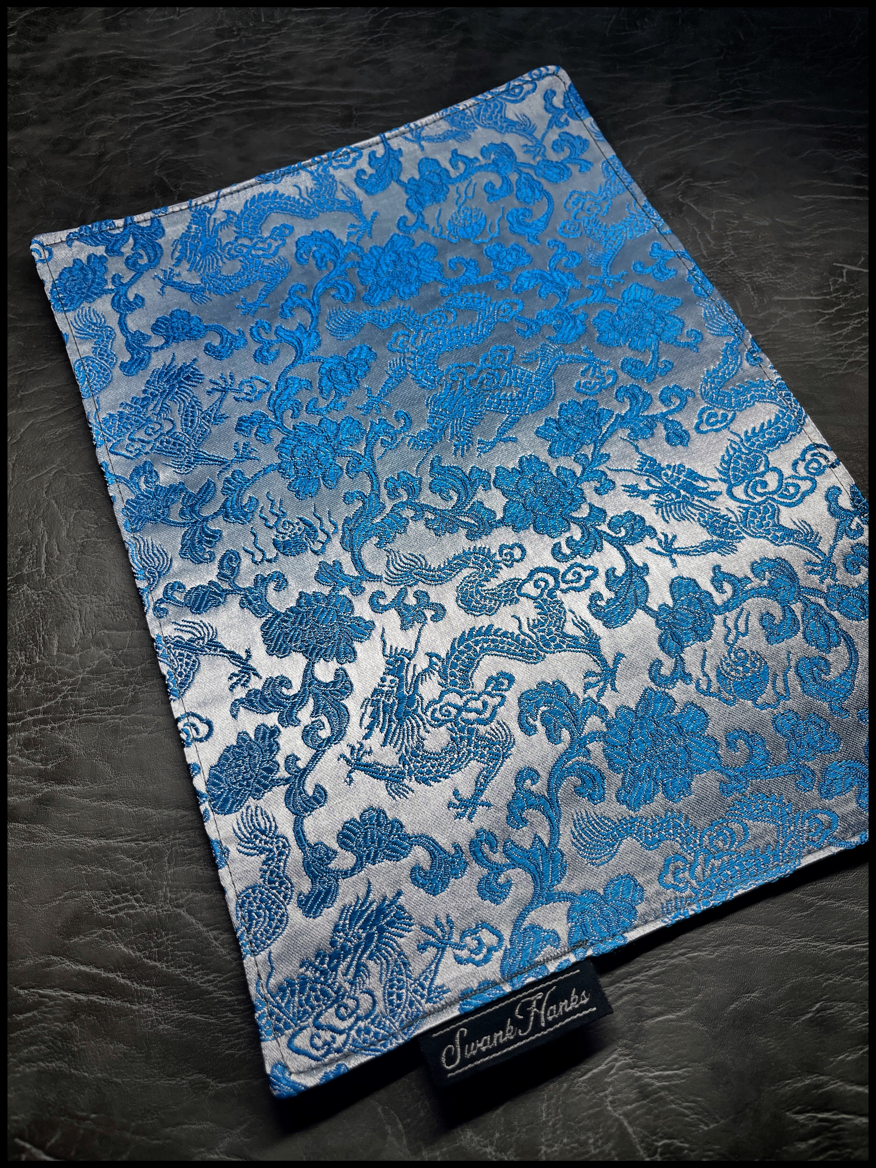 Blue/Silver Dragon Silk Mini Hanks