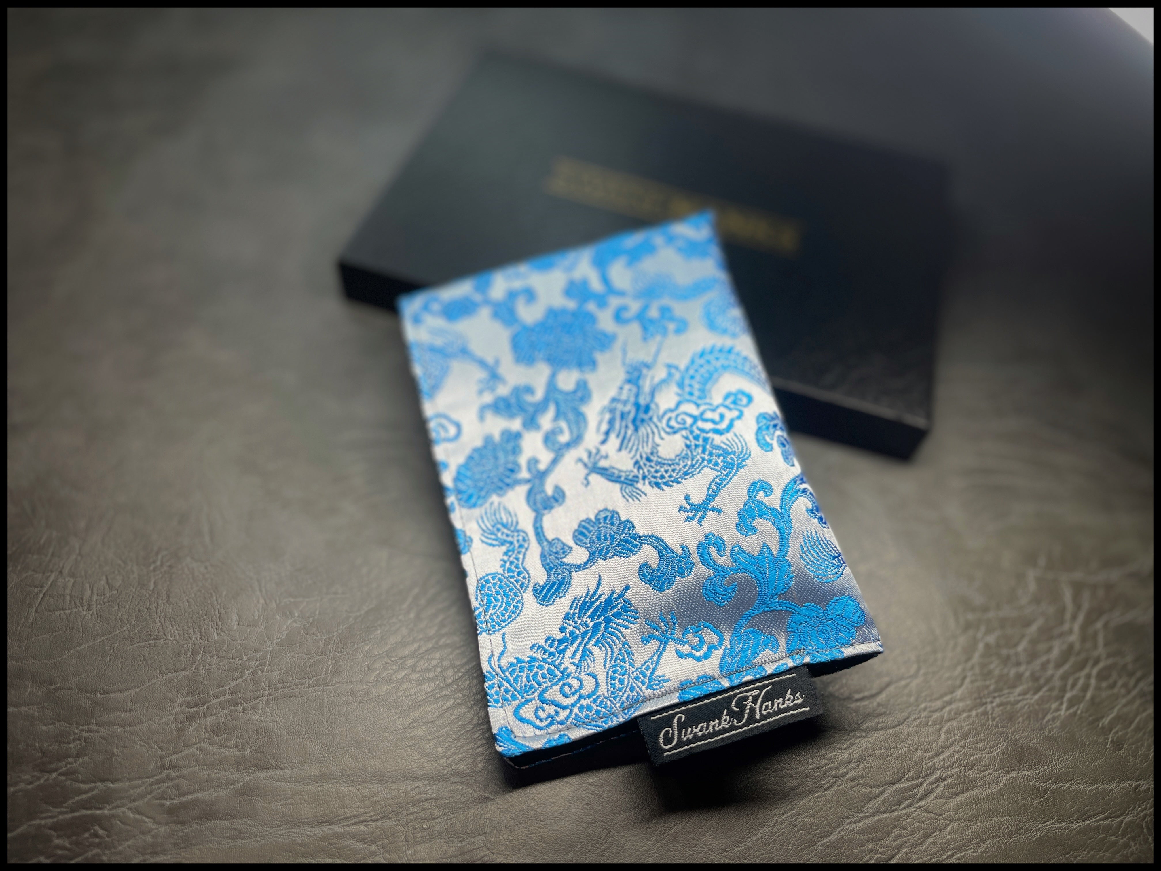 Blue/Silver Dragon Silk Mini Hanks