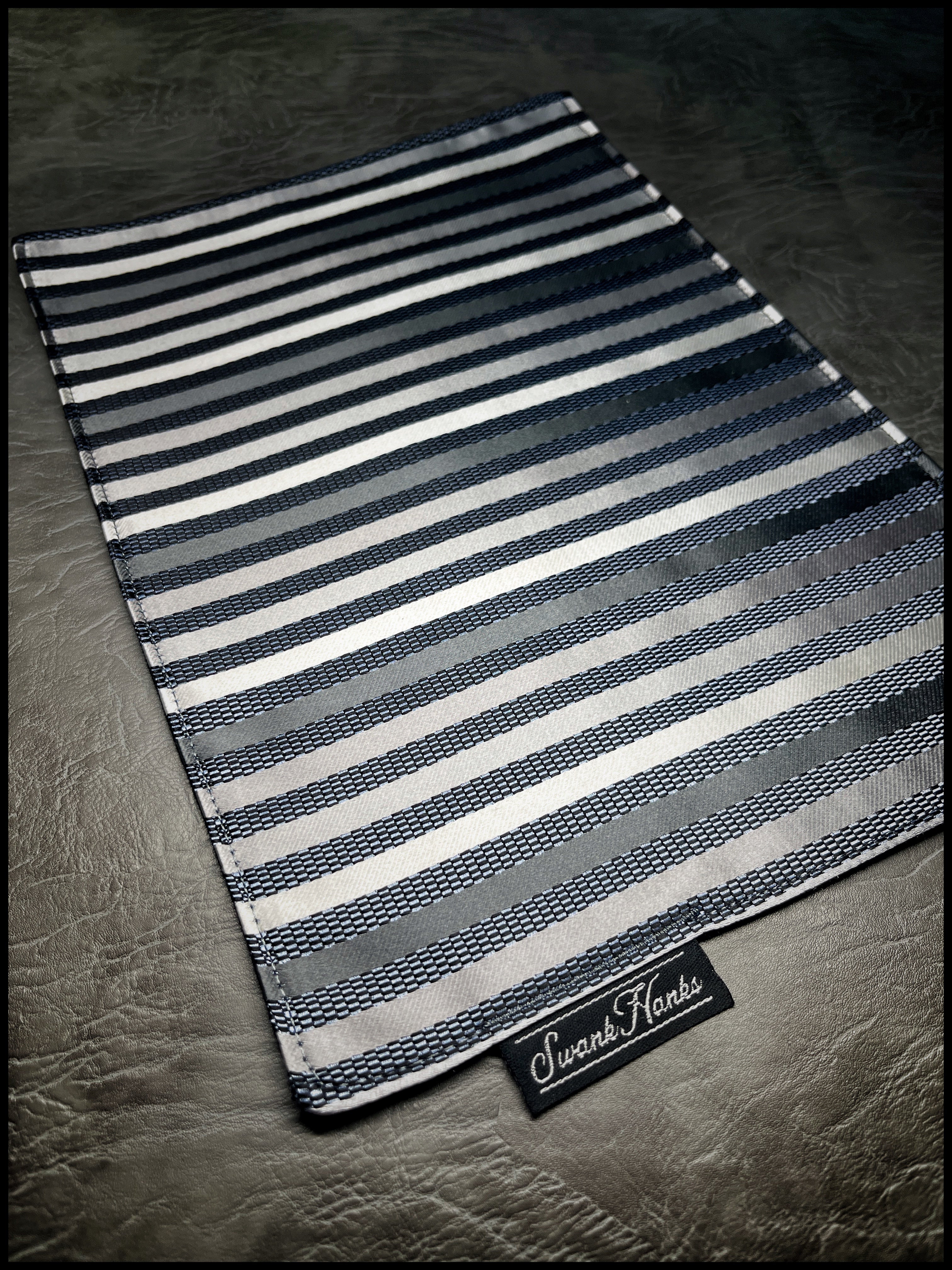 Graphite/Blue Pinstripe Mini Hanks