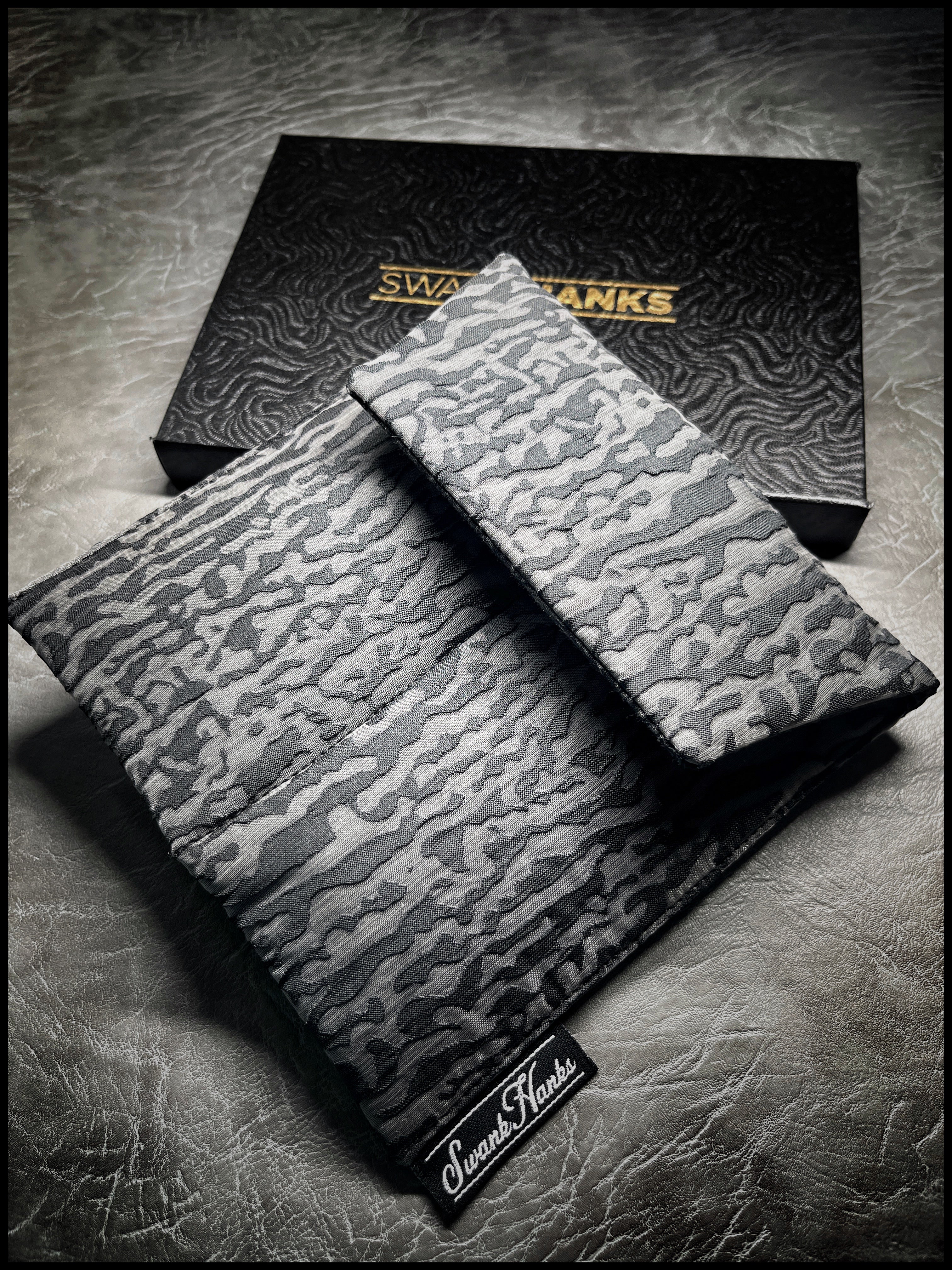 Matte Textured Black Bark Double Slot 1-OFF