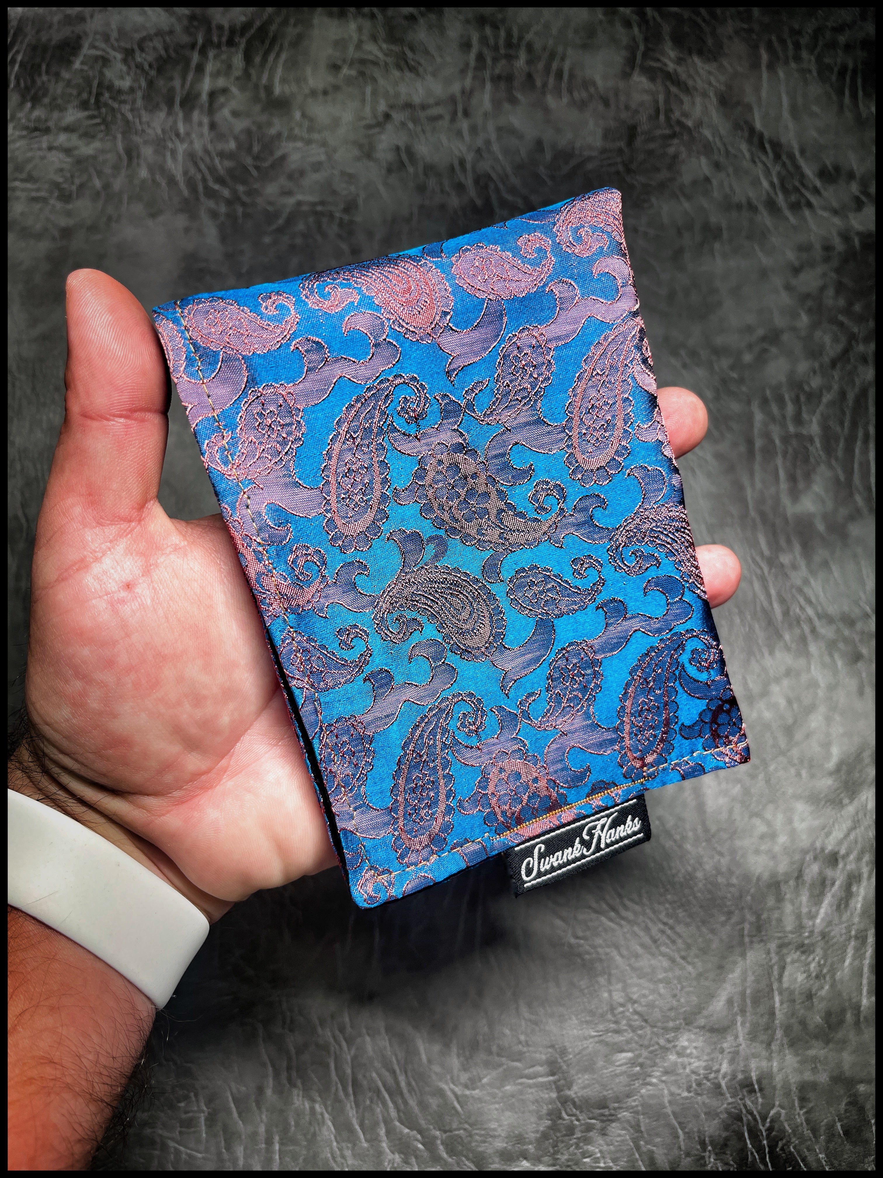Mulberry Color Shifting Silk Paisley V4