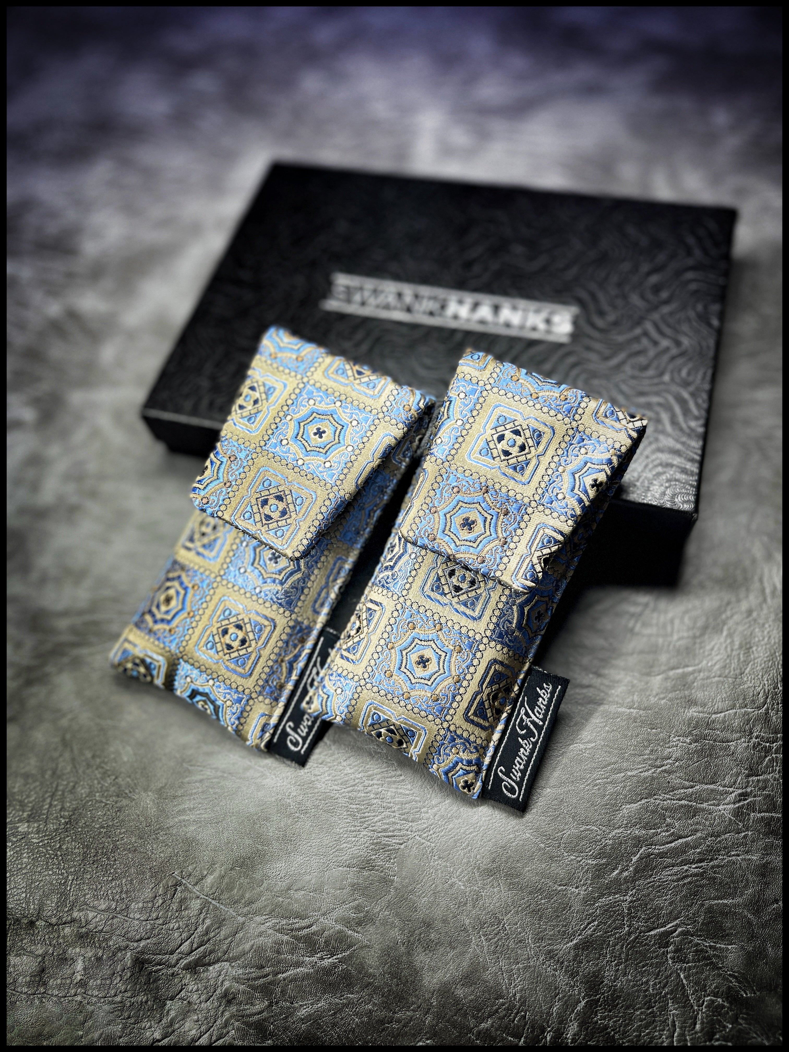 Mini Royal Mosaic Silk Single Slot Pouch