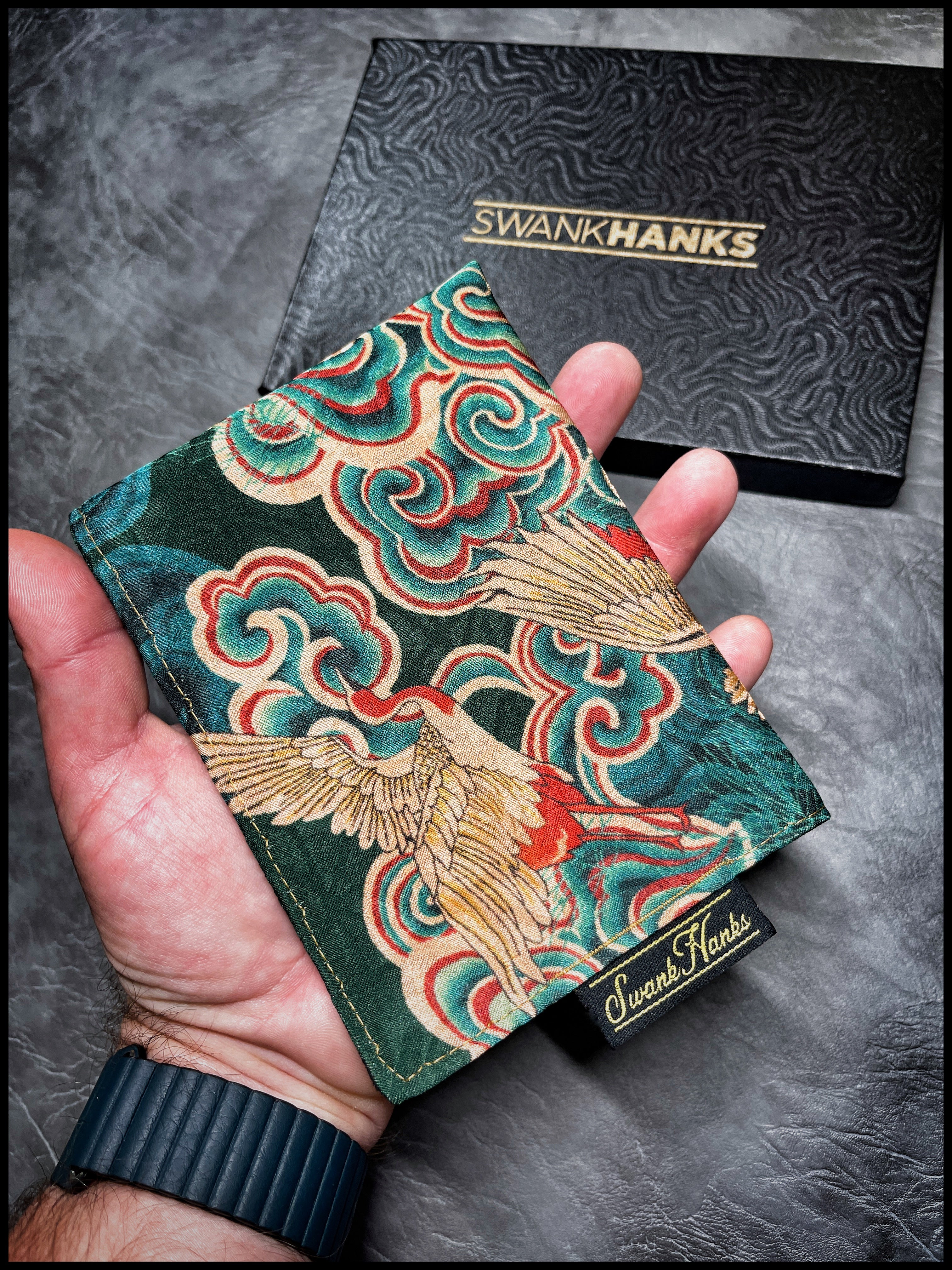 Green Crane Silk Hanks