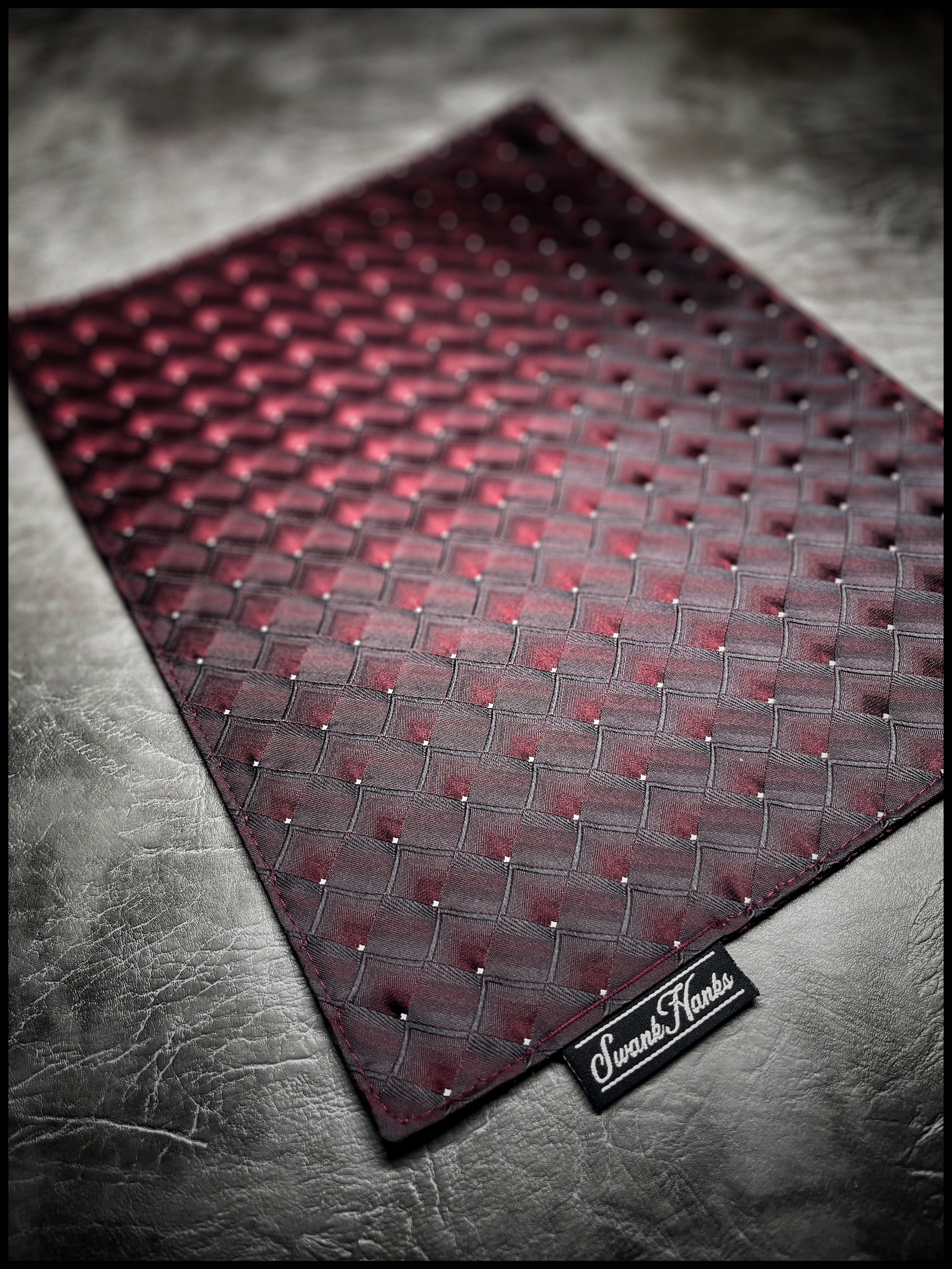 Red Graphite Silk Hank