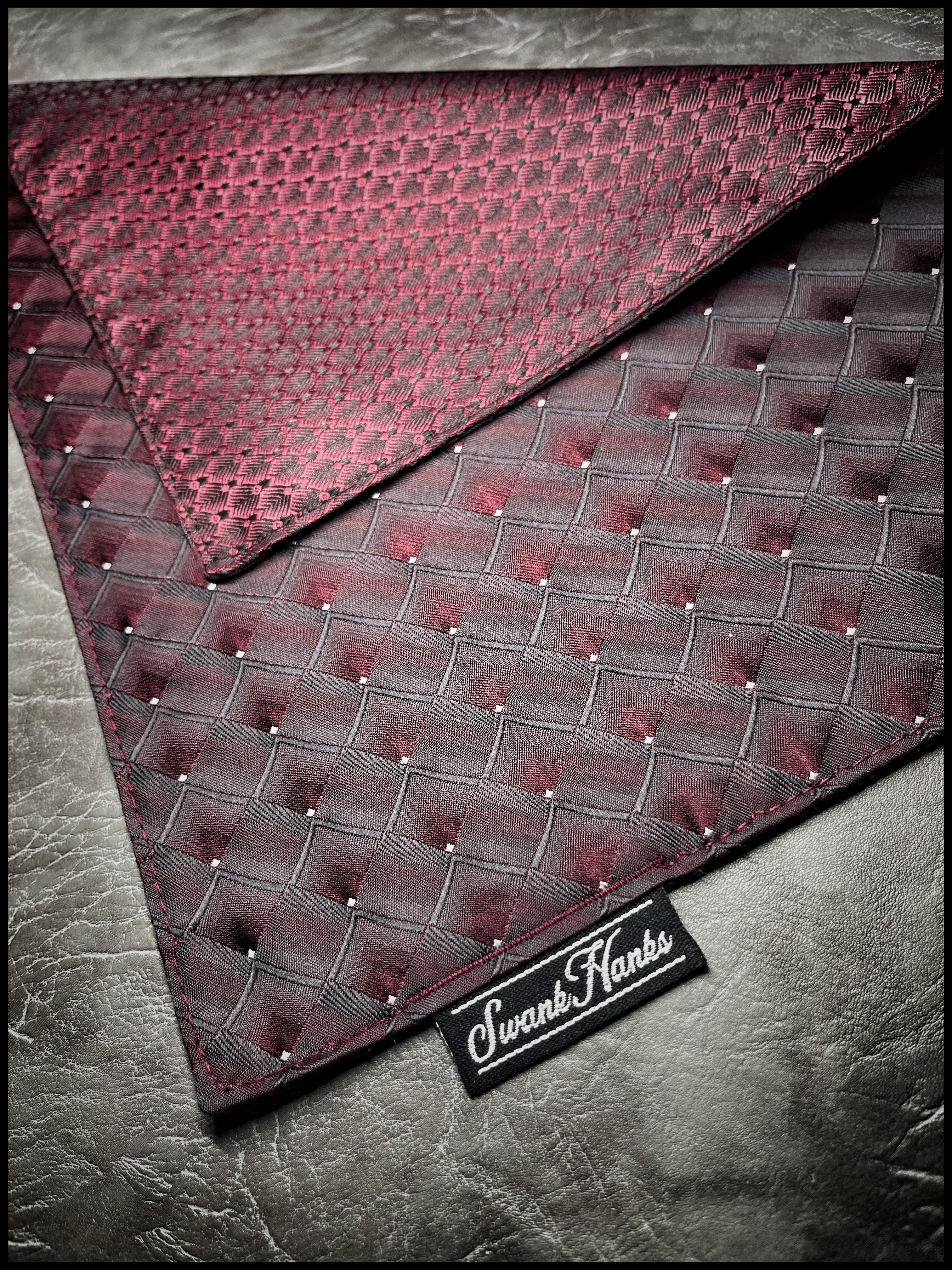 Red Graphite Silk Hank