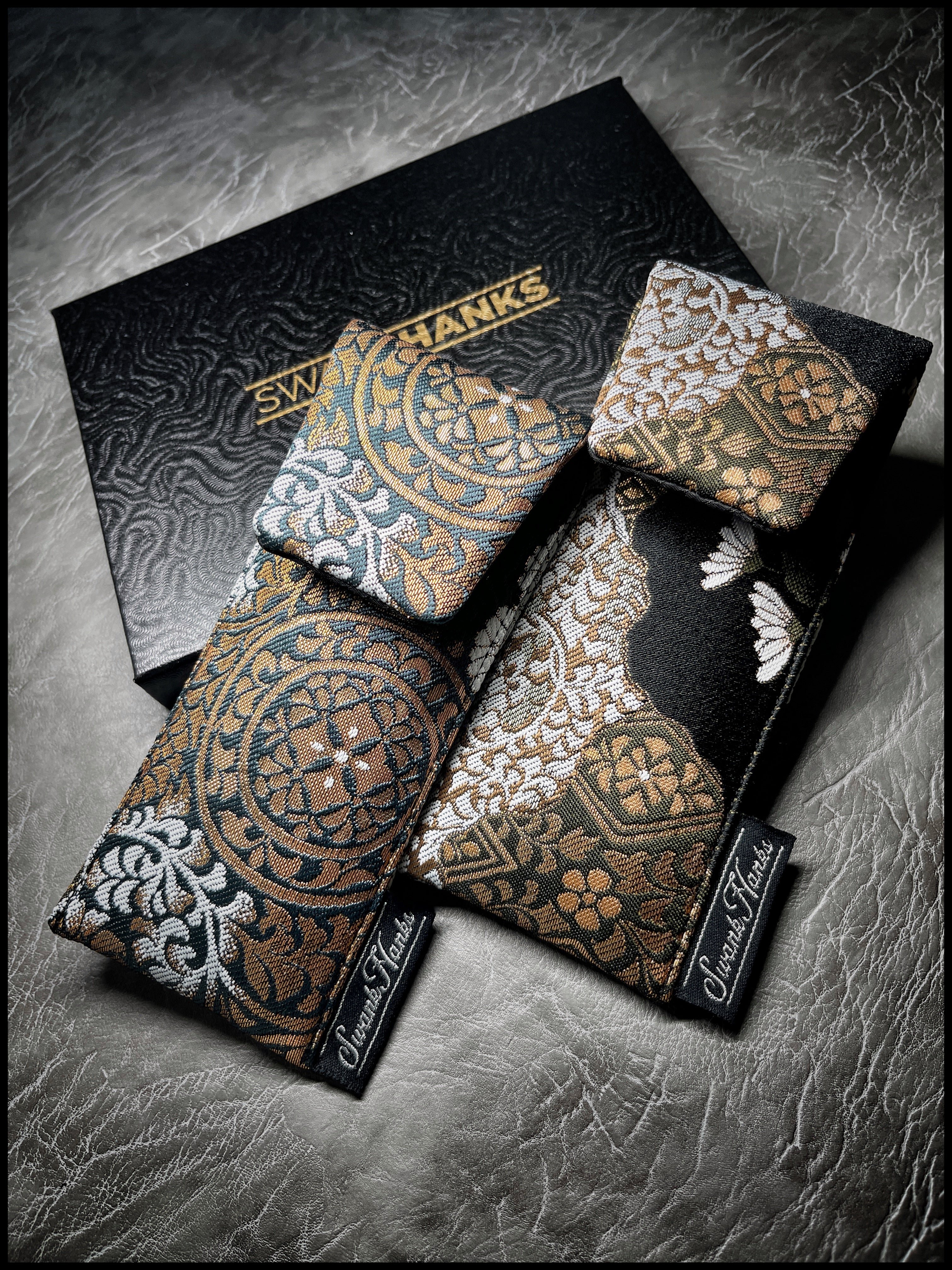 Chrysanthemum Silk Brocade Single Pouch