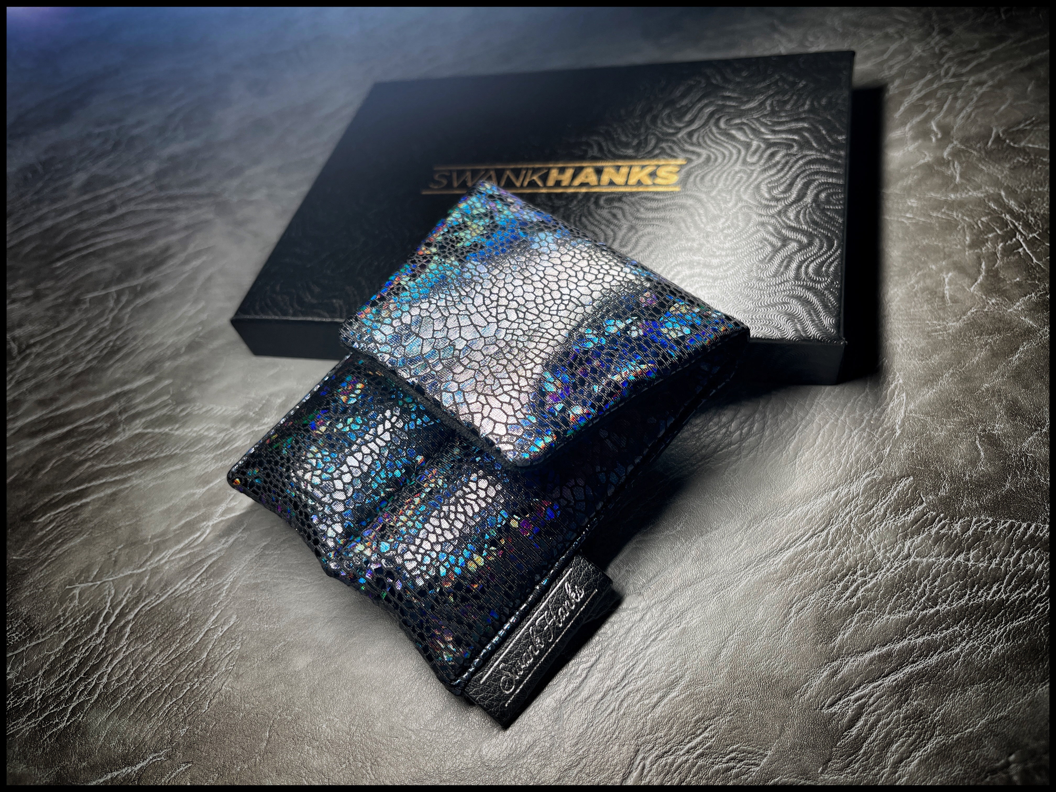 UV DragonScale Mini Double-Slot Pouch