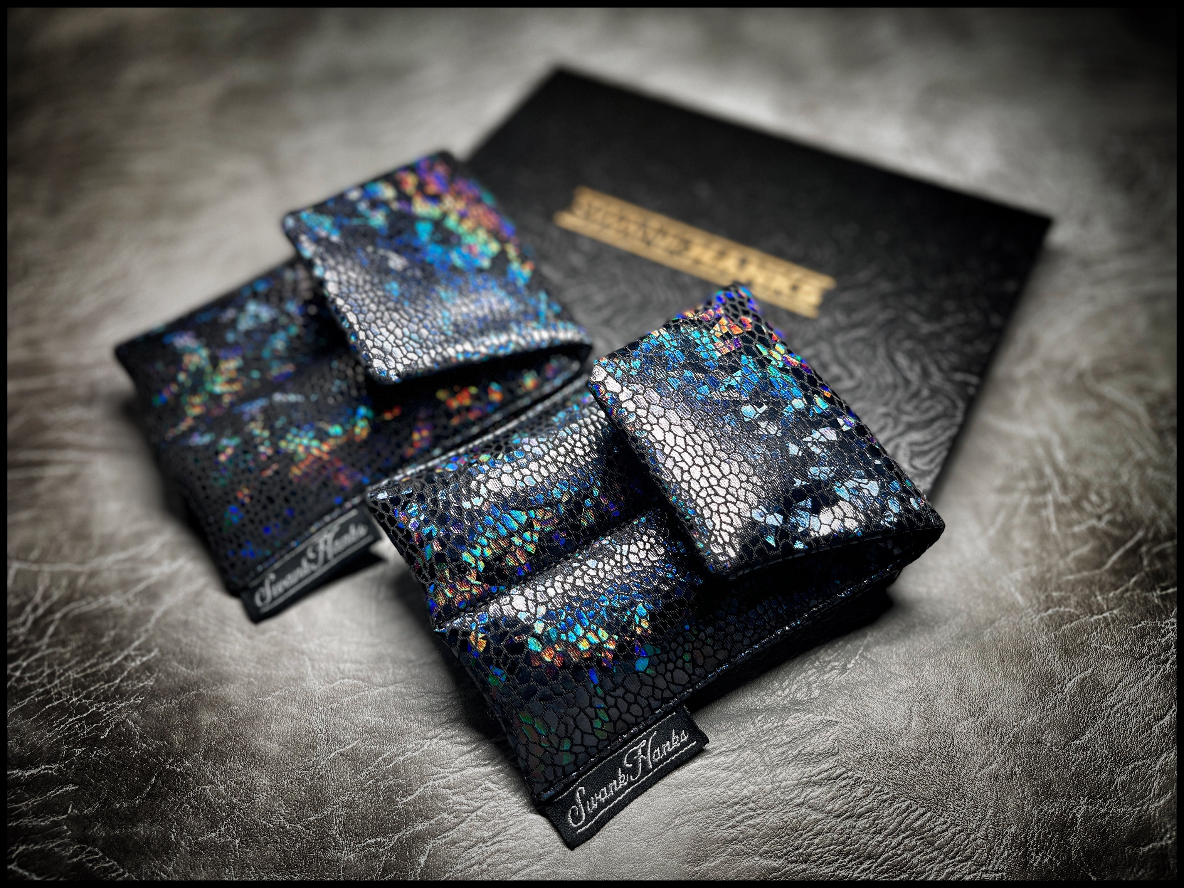 UV DragonScale Mini Double Slot Pouch