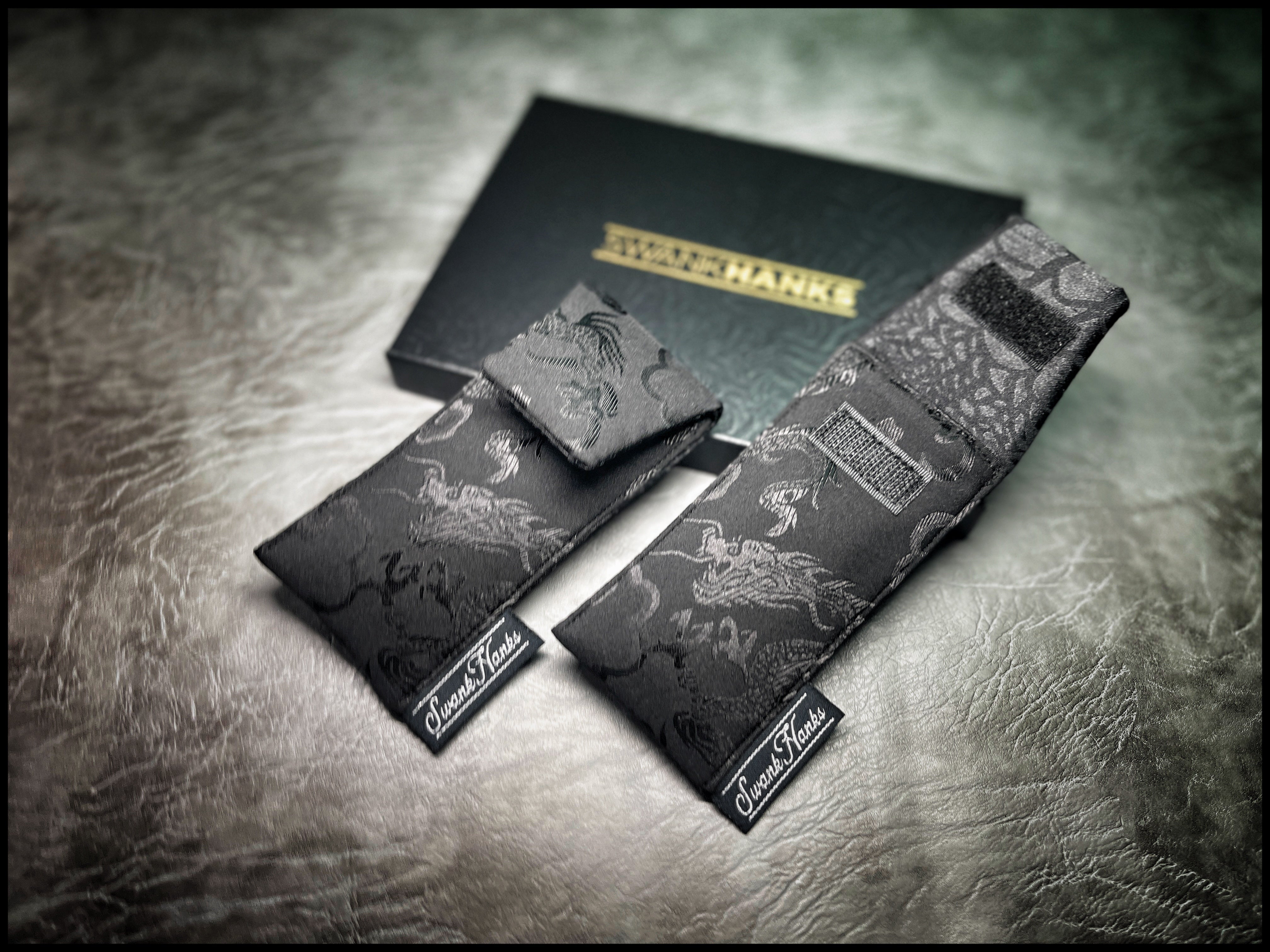 Murdered Out Dragon Silk Mini Single-Slot Pouch