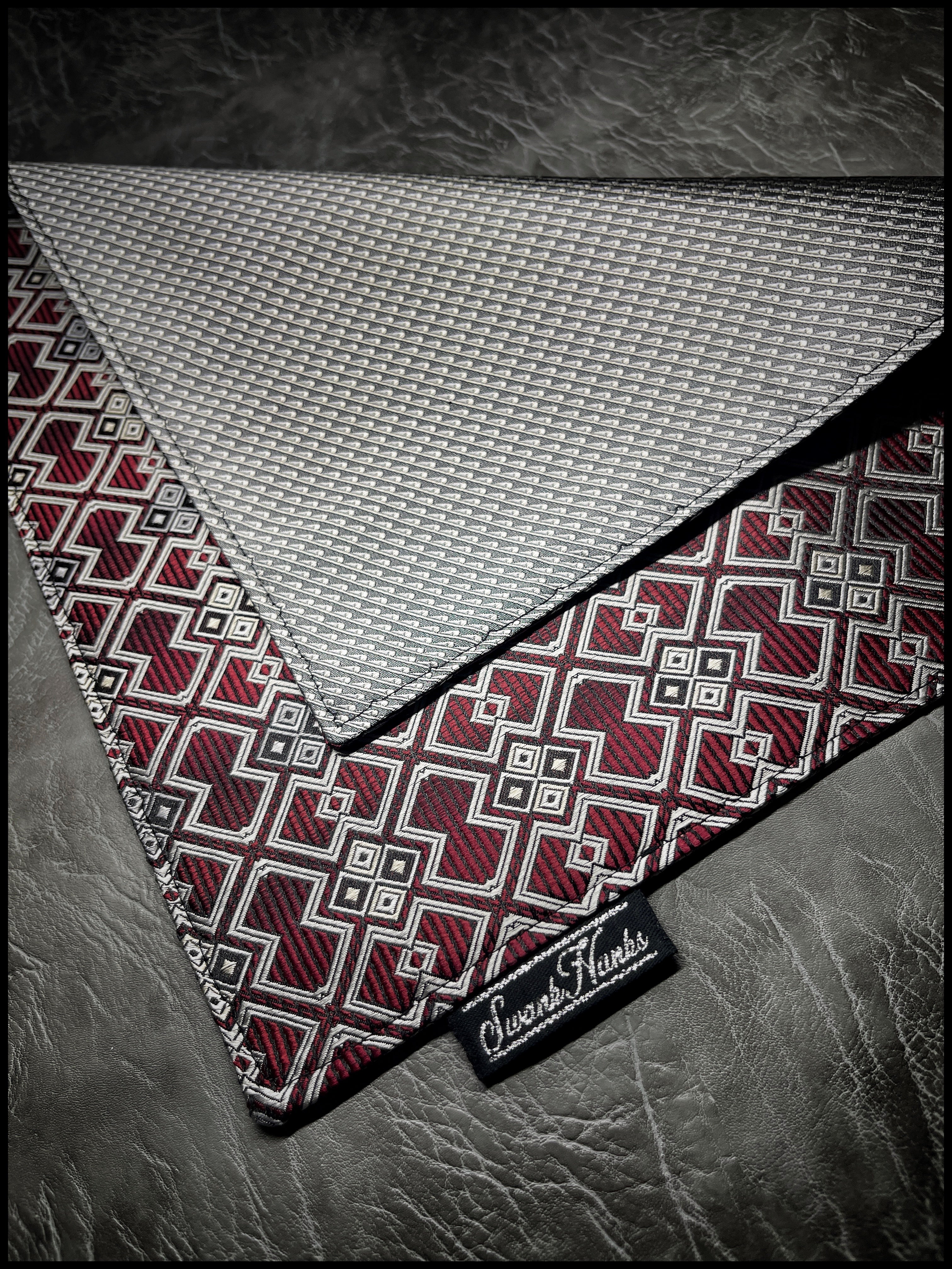 Red/Silver Pinstripe Gates Pouch