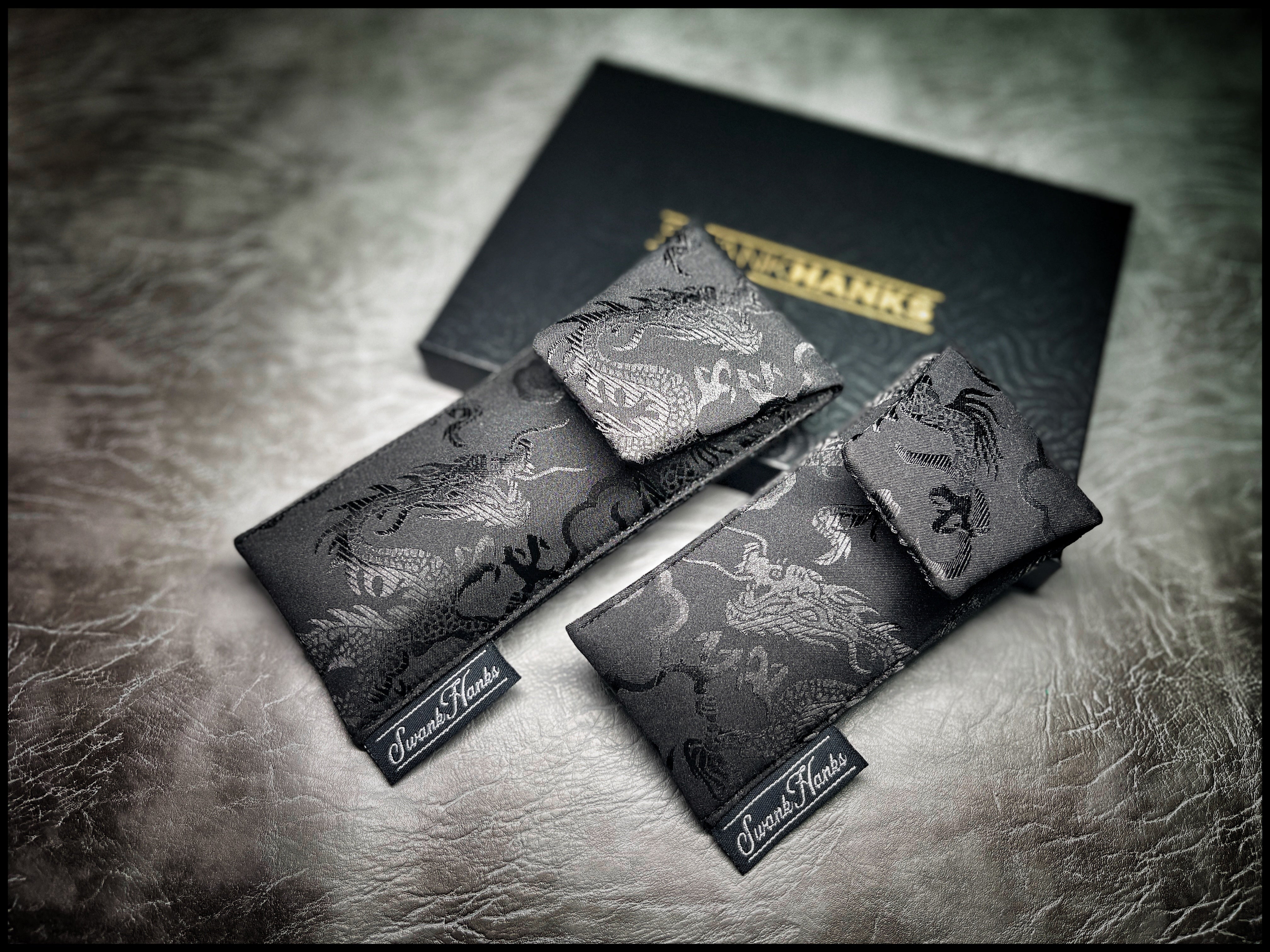 Murdered Out Dragon Silk Mini Single-Slot Pouch