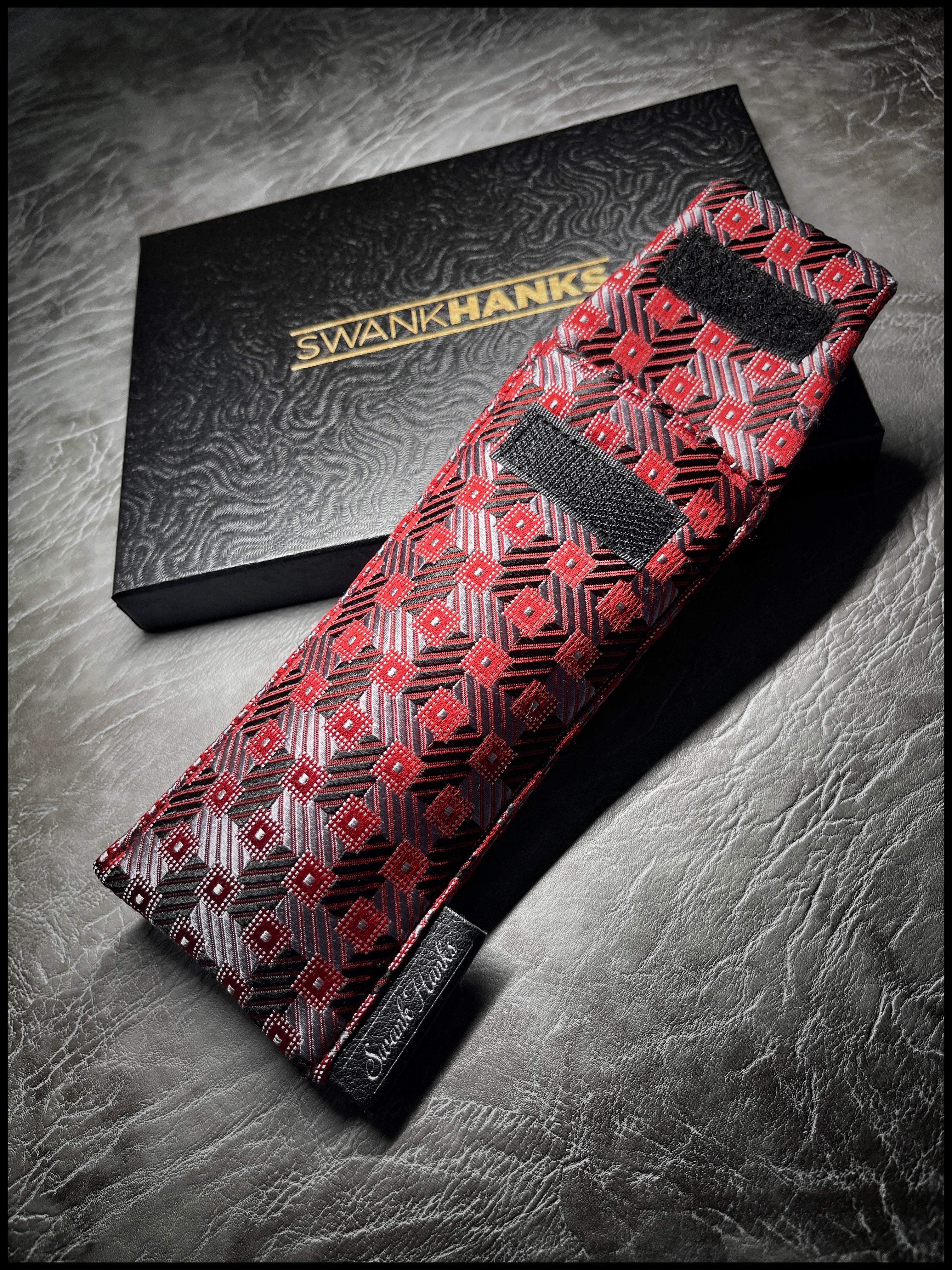 Platinum Rojo Silk Pouches