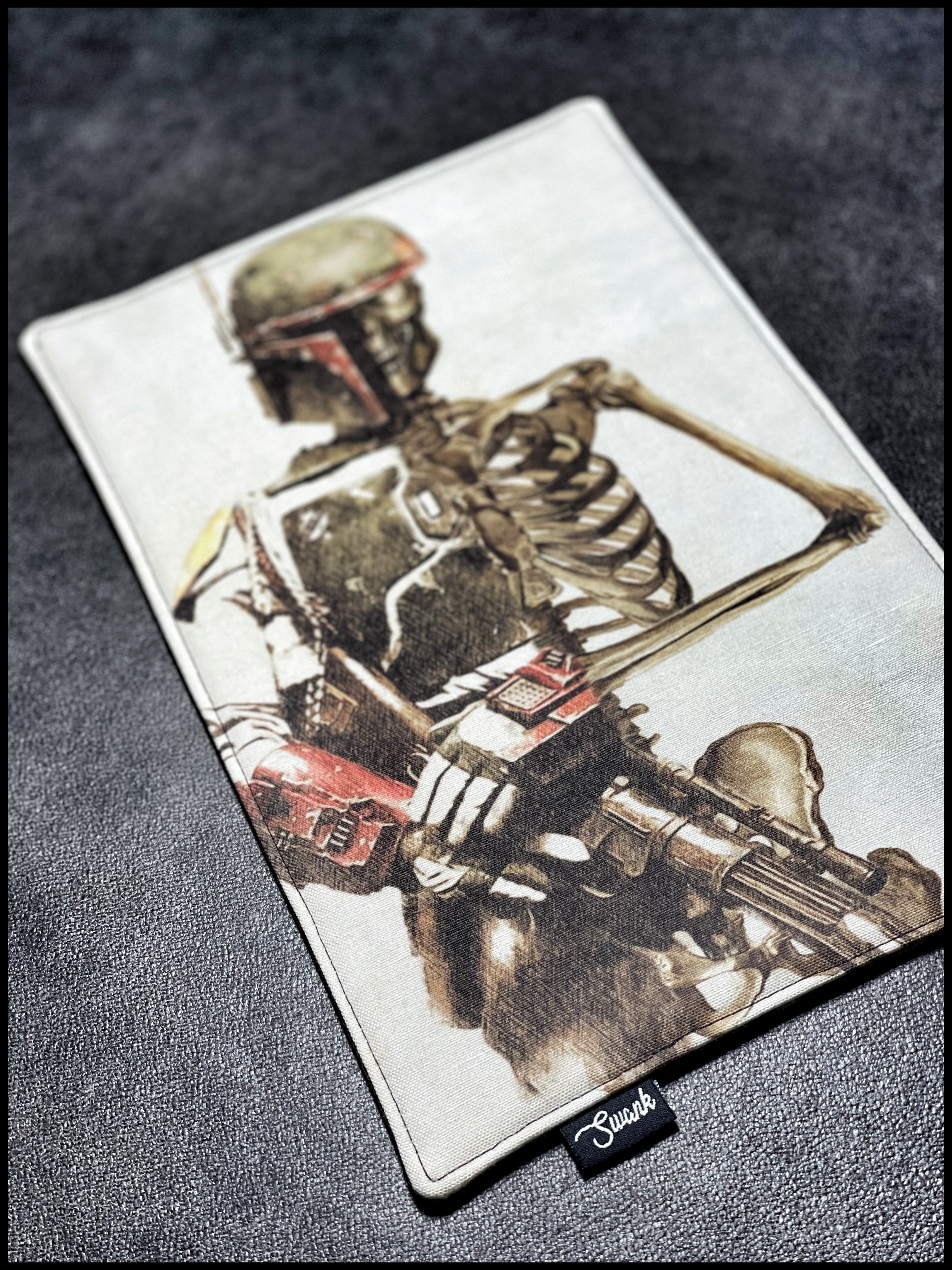 Boba Fett Anatomy ScadArts collab EDC mat