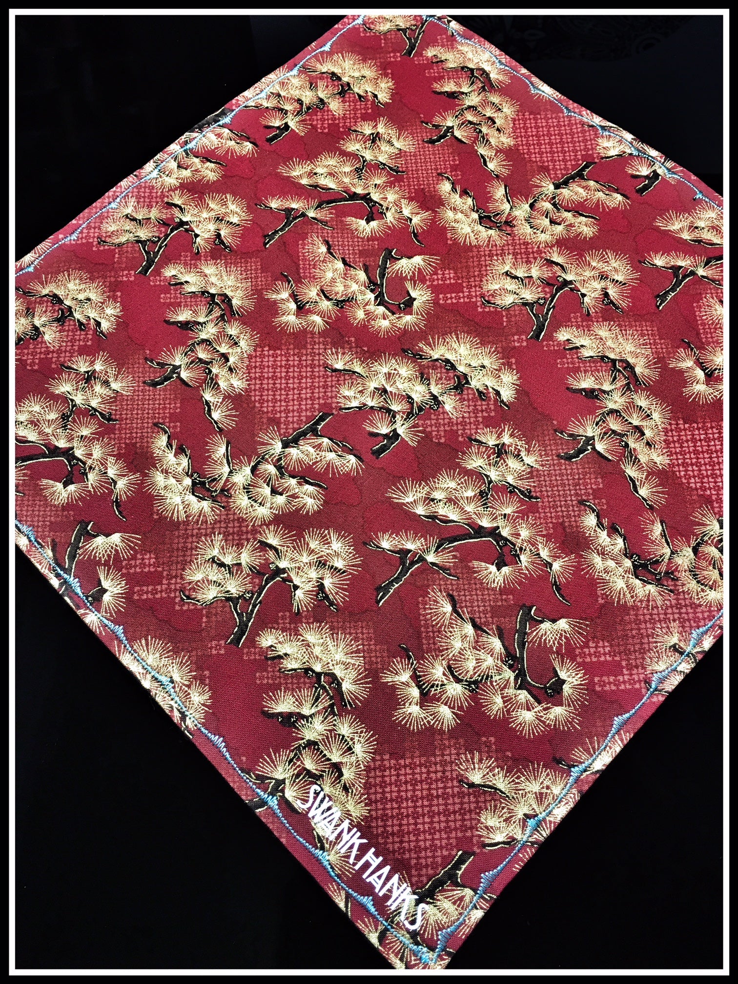 Oriental Cherry Blossom 3 (Teal)