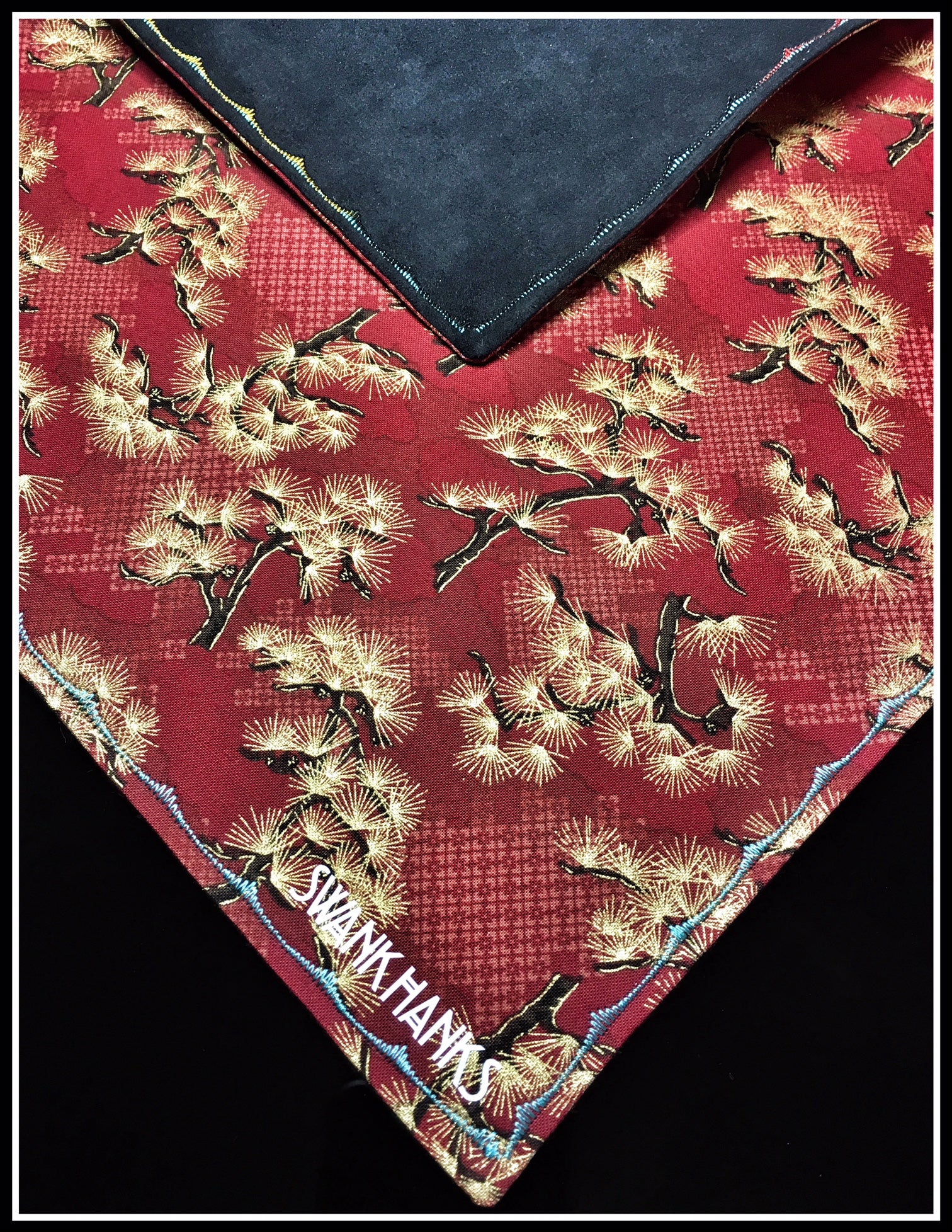 Oriental Cherry Blossom 3 (Teal)