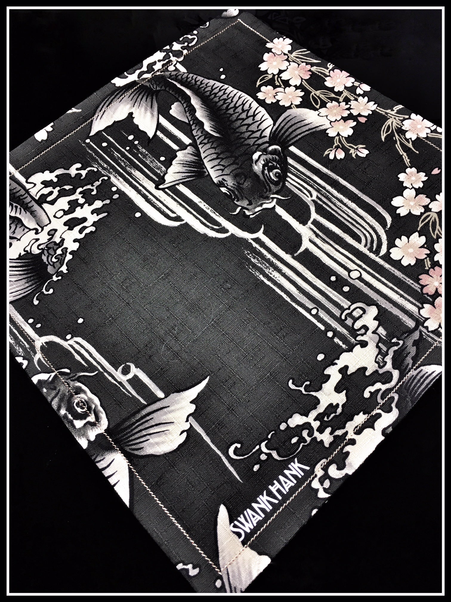 Black Koi one-off ( gold silk)