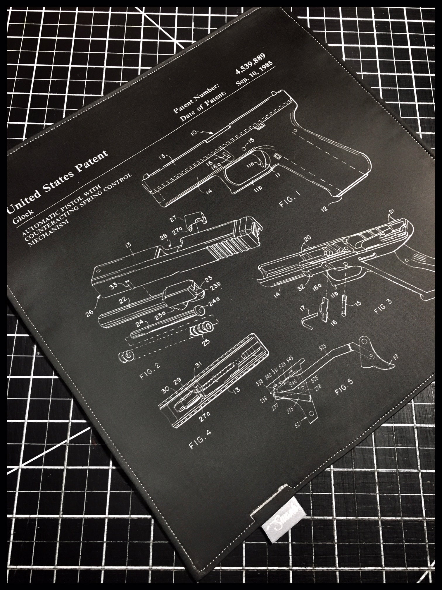 Glock Patent Print (Organic Cotton Sateen)