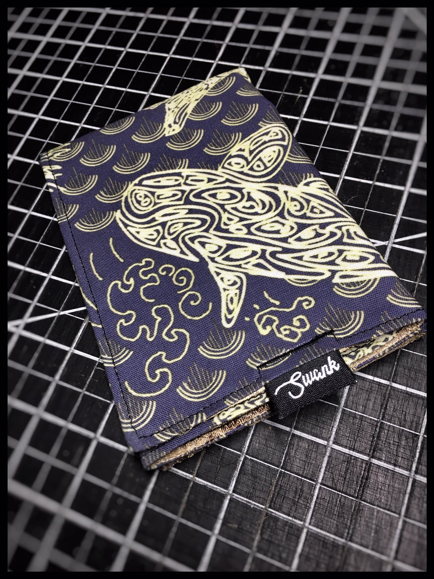 Blue Koi w/ Gold Dragon Silk