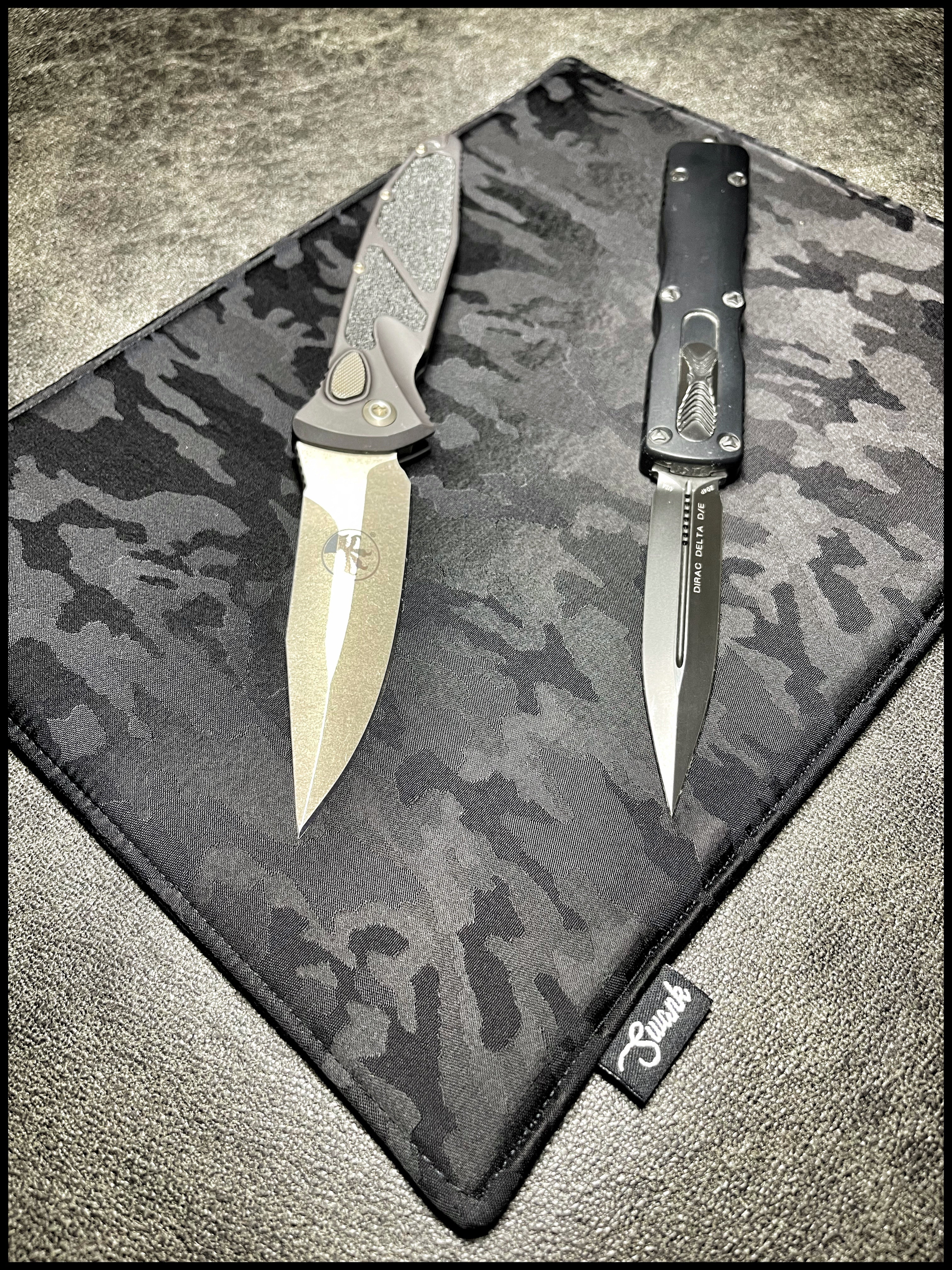 Black Multicam Silk EDC Mat