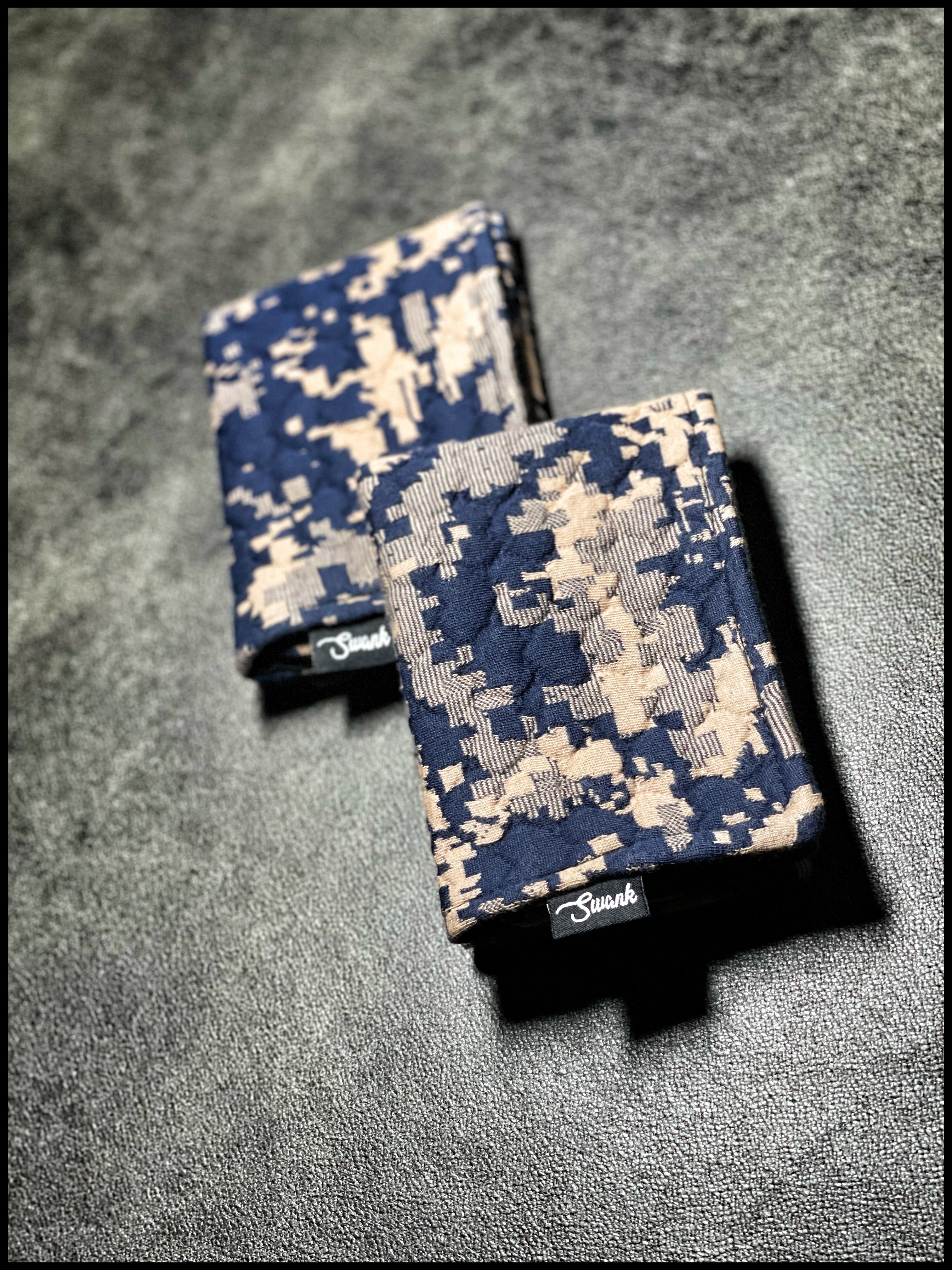 Quilted Digi Camo (Coyote/ Blue)