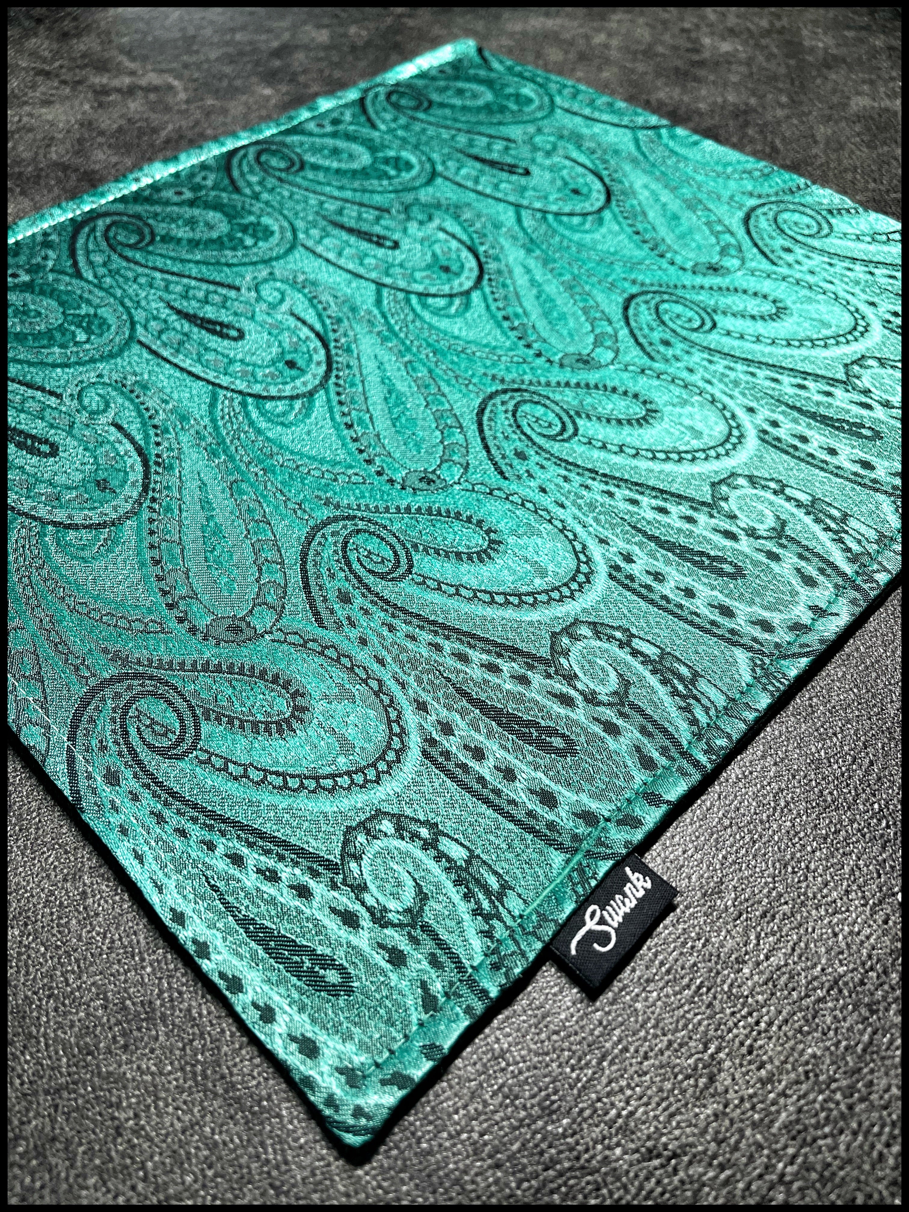 Emerald Silk Paisley