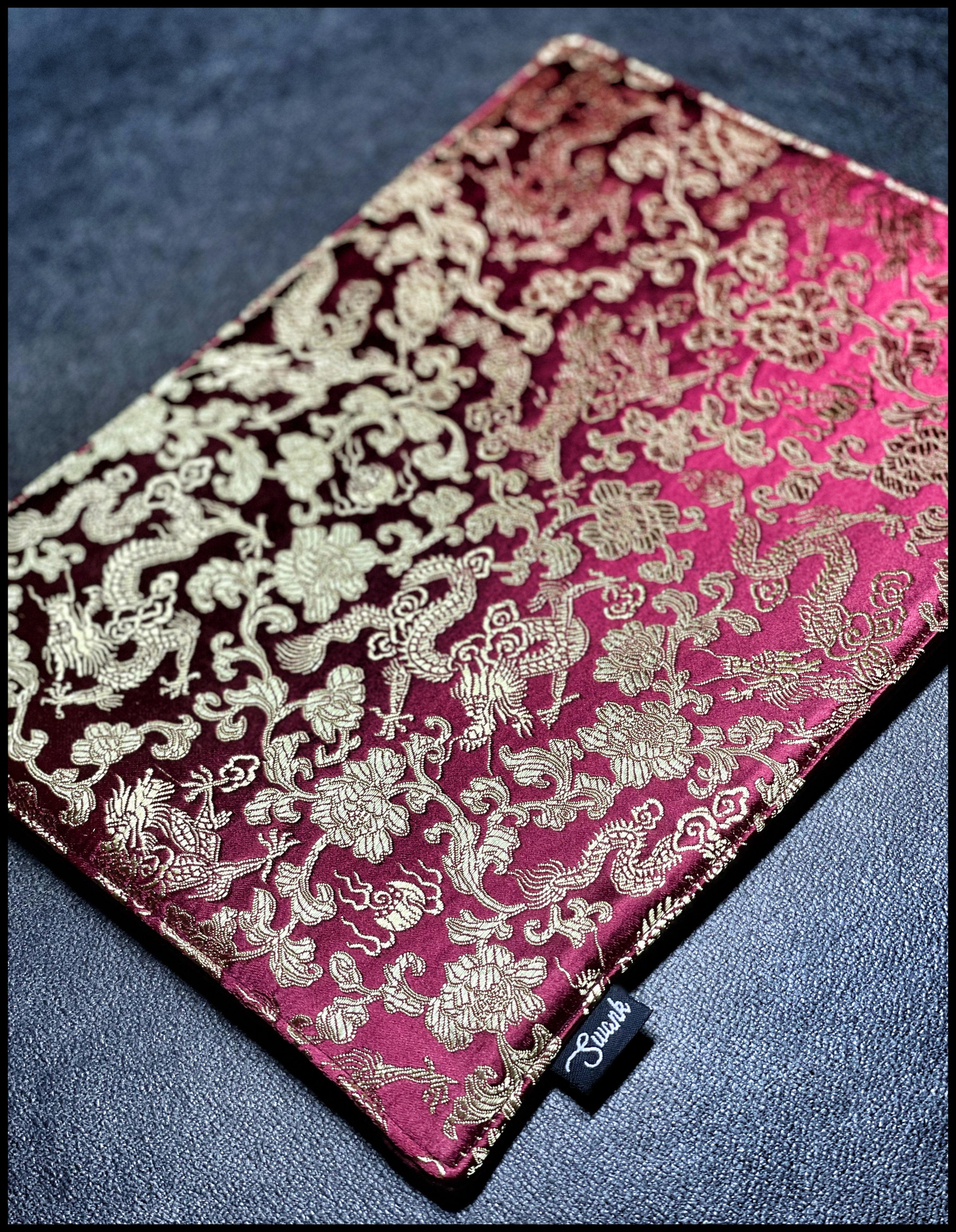 Cranberry Gold Dragon Silk EDC Mat