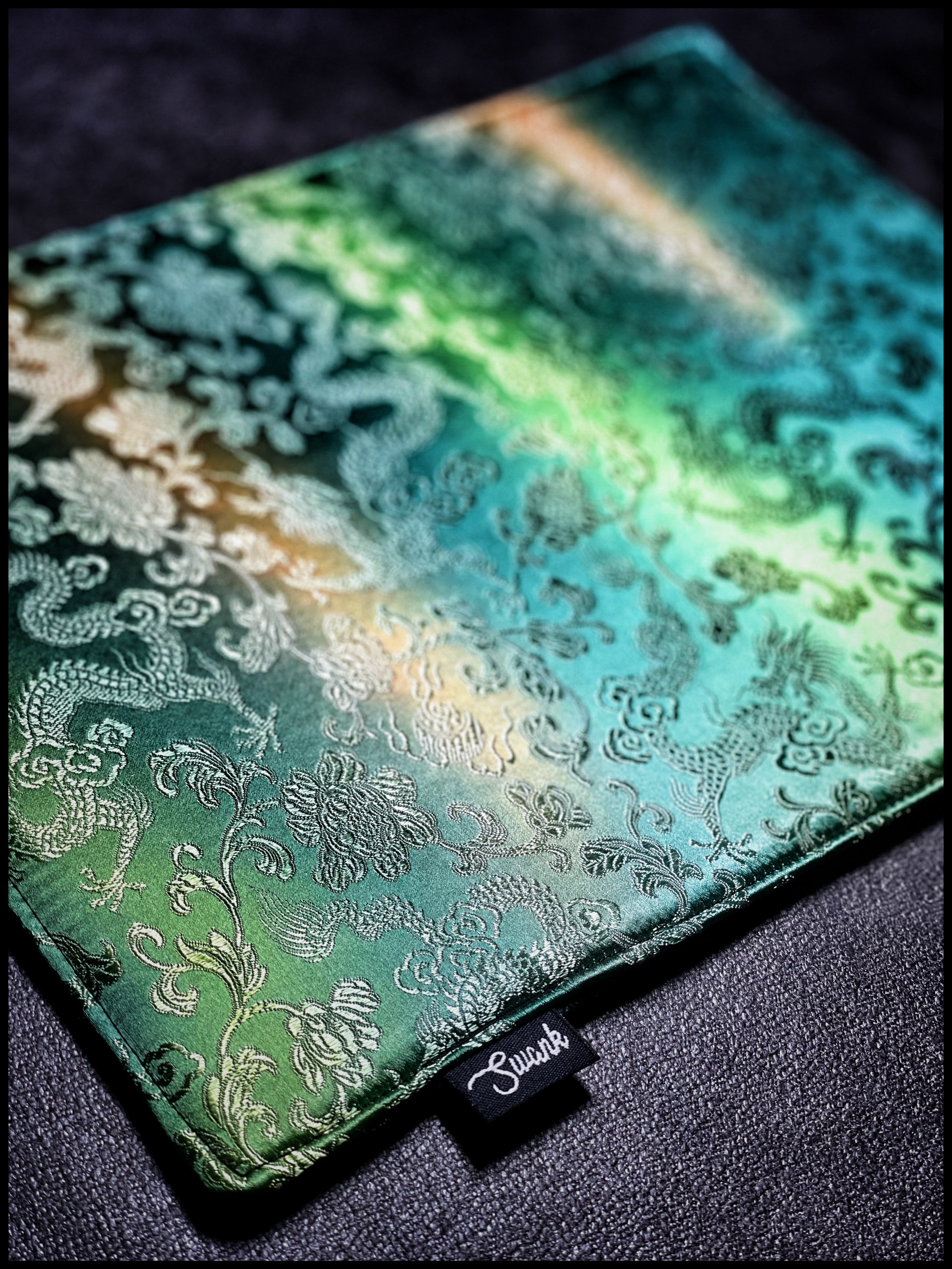 Emerald Striped Dragon Silk EDC Mat
