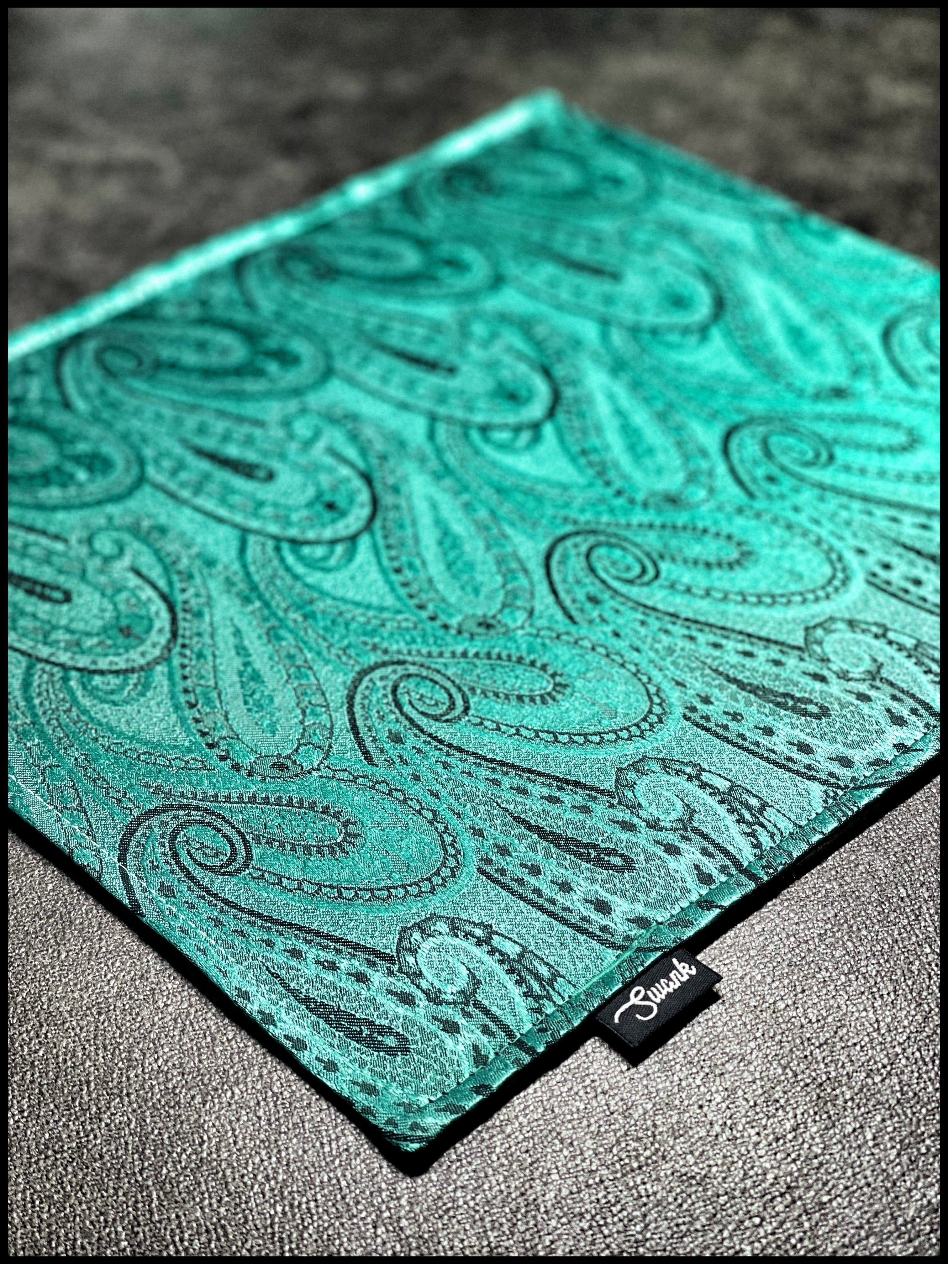 Emerald Silk Paisley