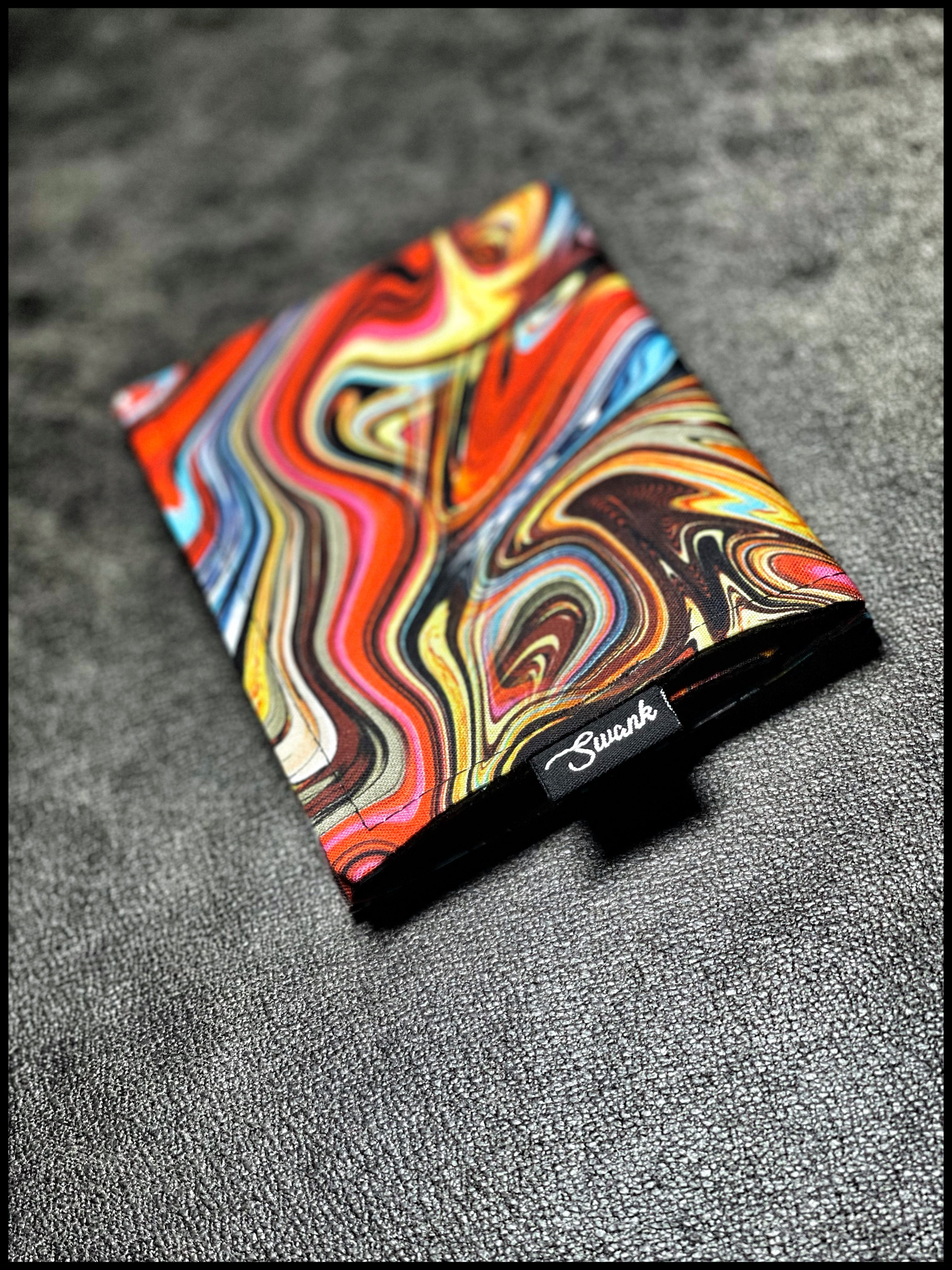 Acrylic Oil Spill (red)