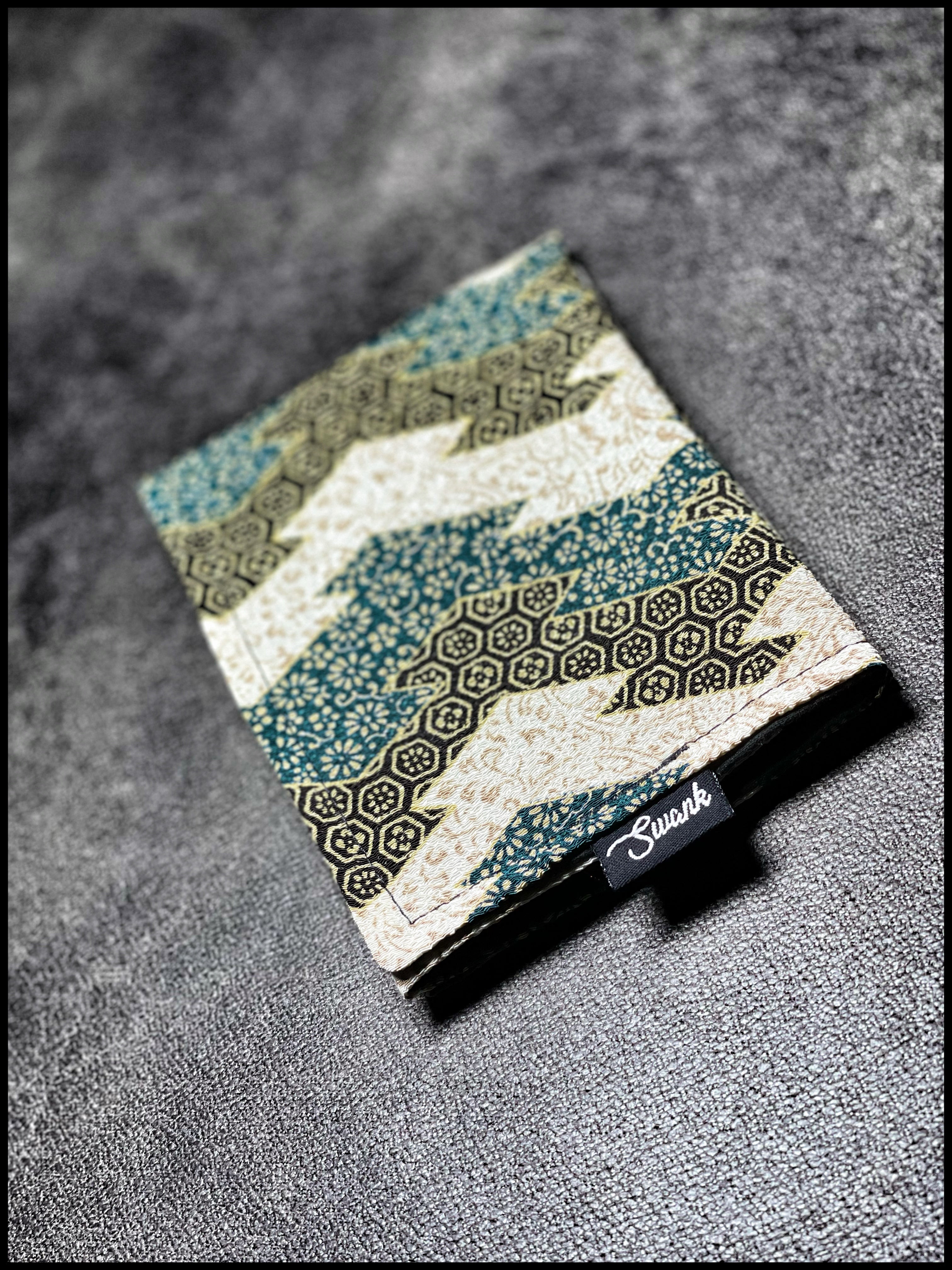 Japanese Hanabishi Kikko Crepe Silk