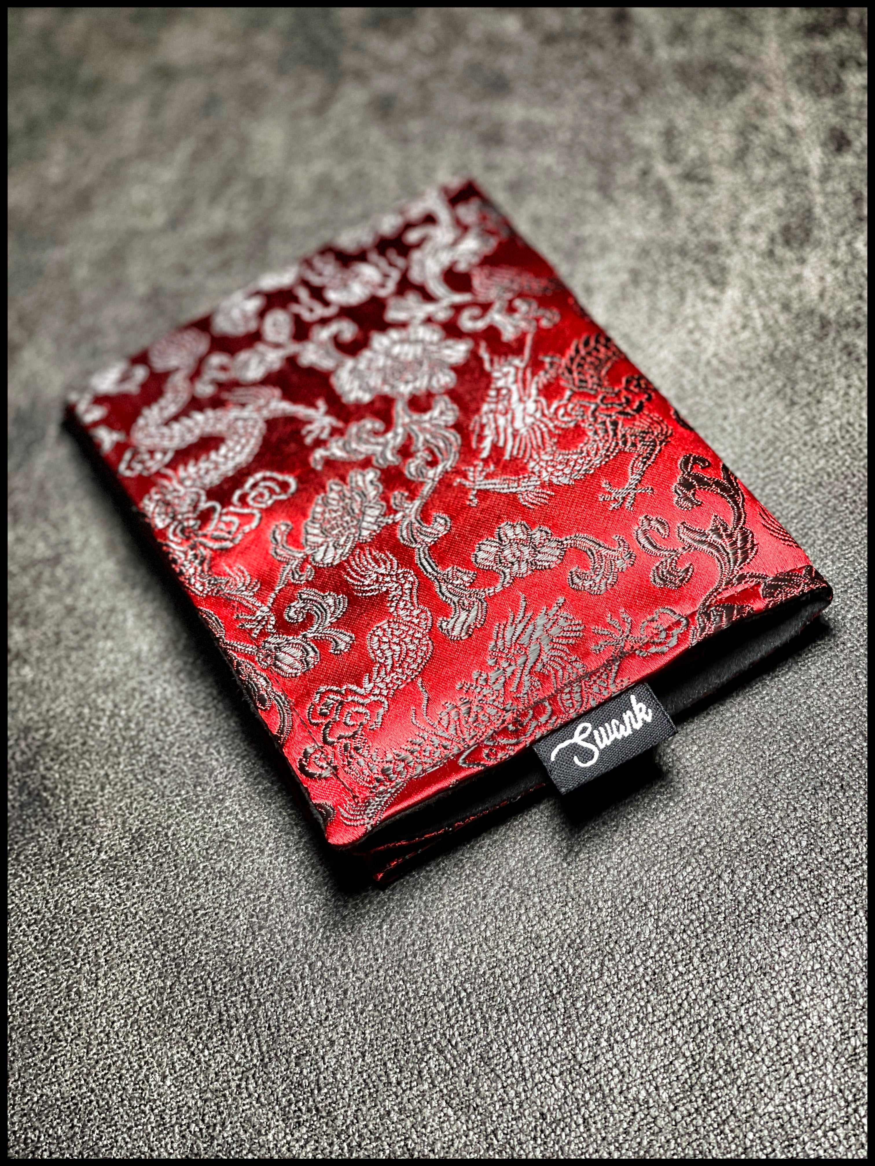 Red/Black Dragon Silk