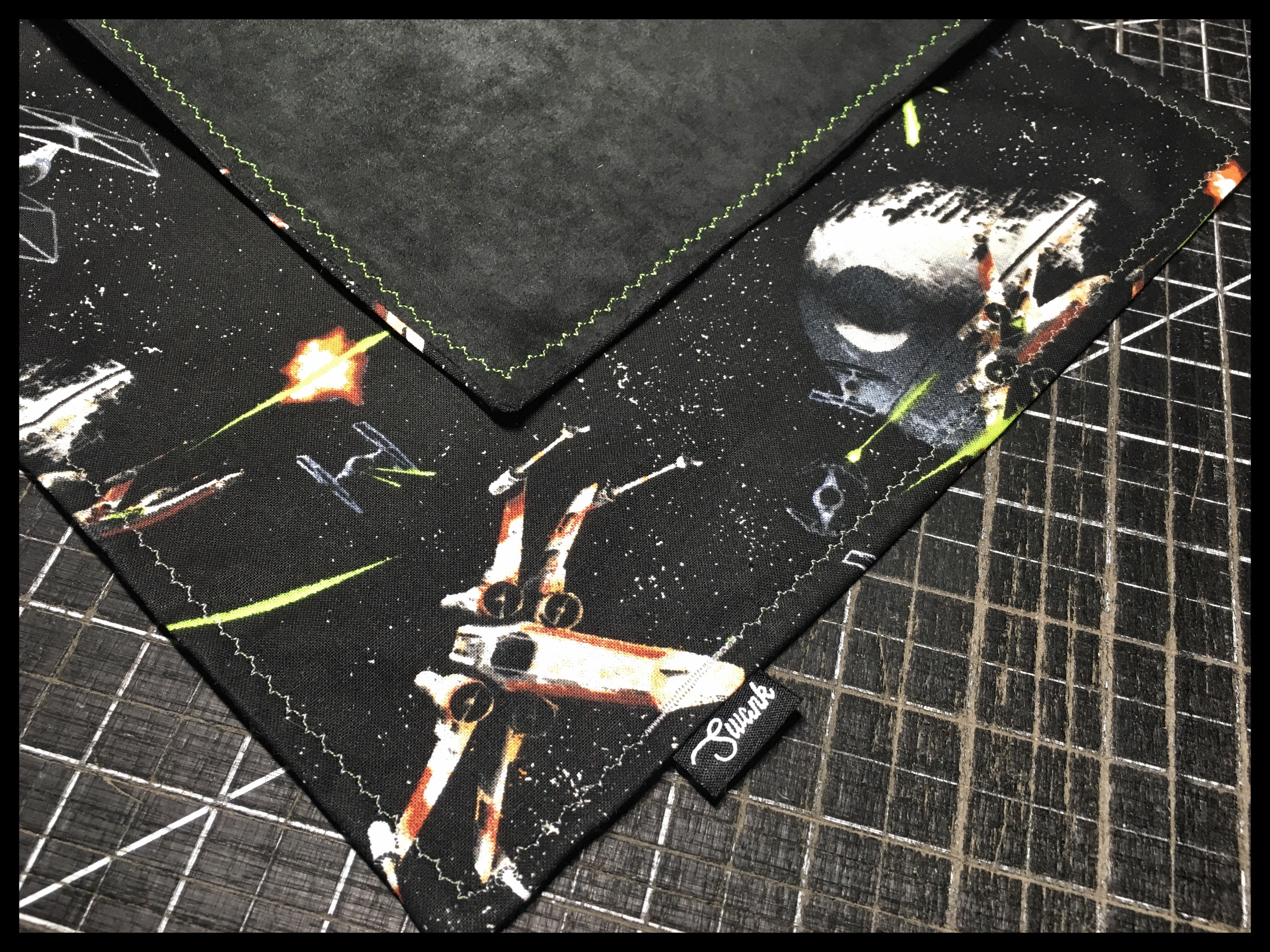 Death Star battle (flannel backed)