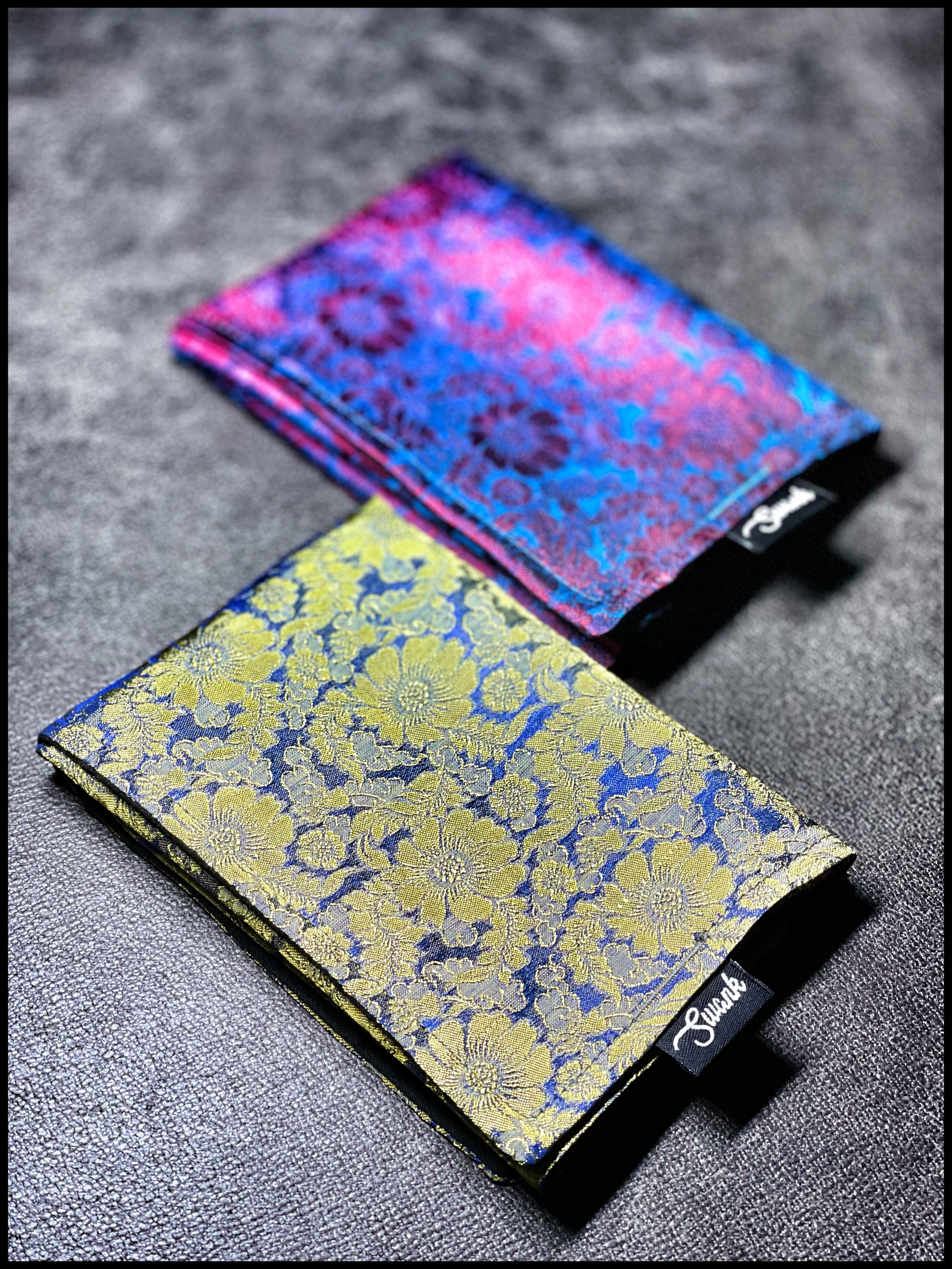 FLORAL SILK (yellow/blue)