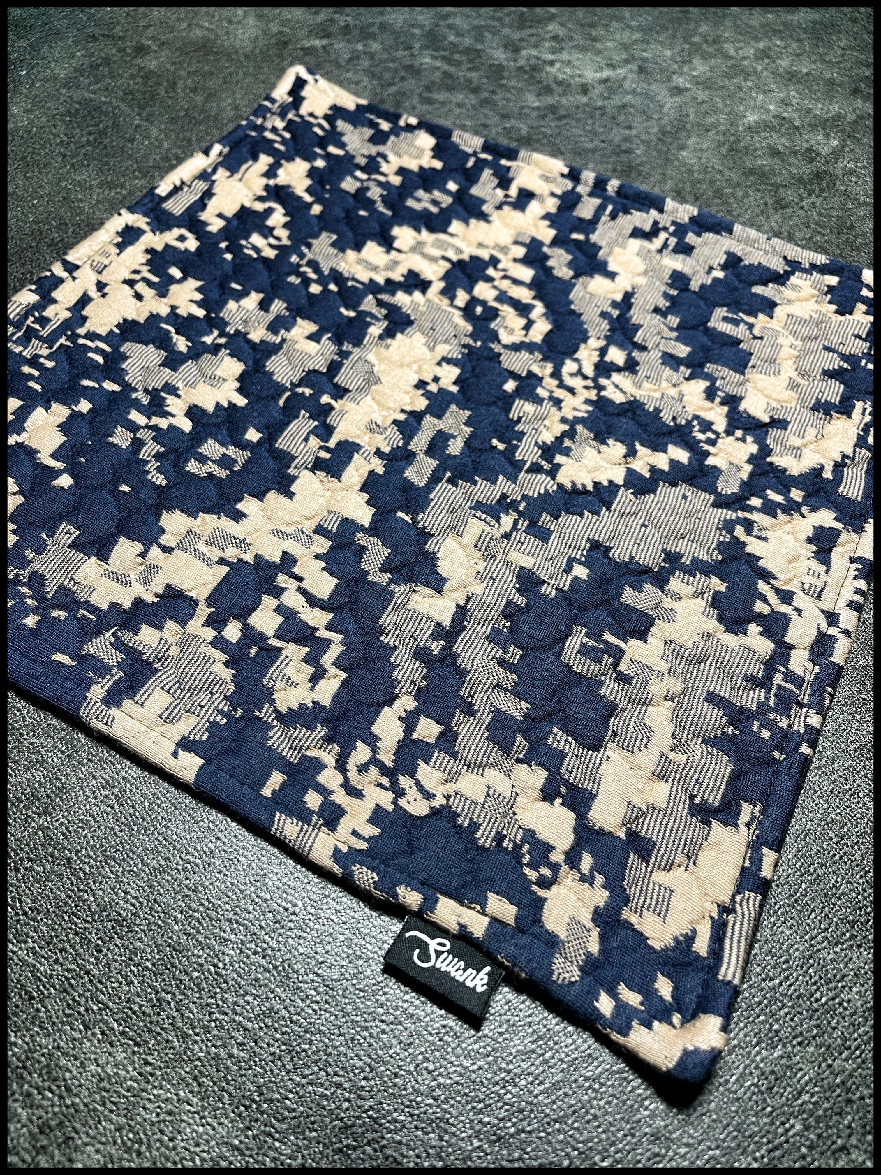 Quilted Digi Camo (Coyote/ Blue)