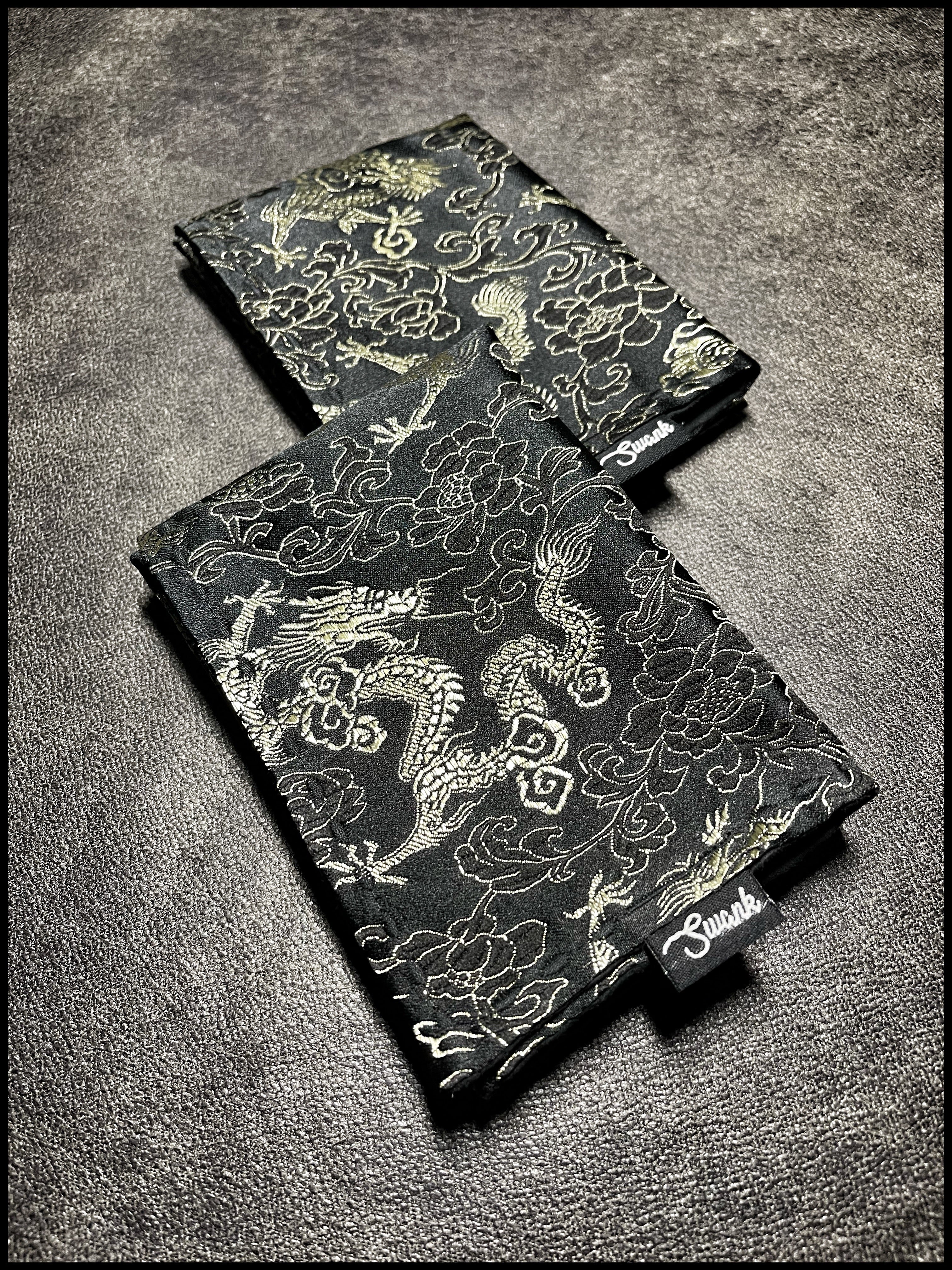 Black Gold Dragon Silk