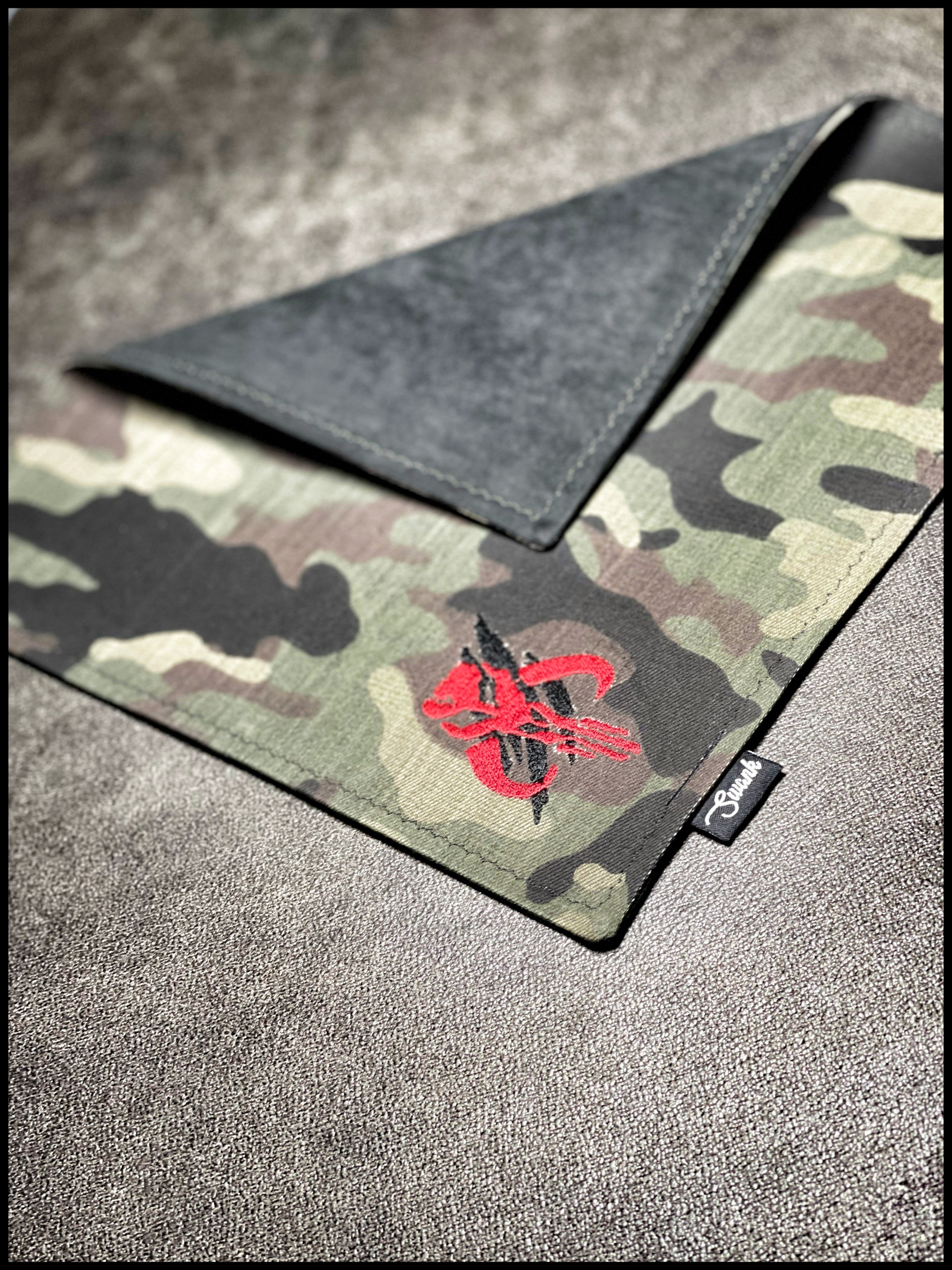 Camo Mythosaur (black microsuede) preorder