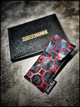 Red Hex/Marble Pouch