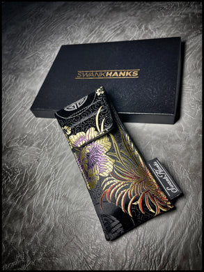 Silk Brocade Floral Pouch