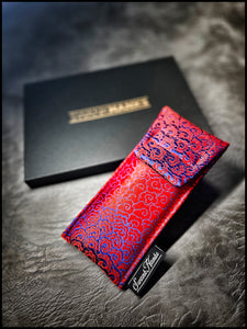Red/Blue Oriental Wave Pouch